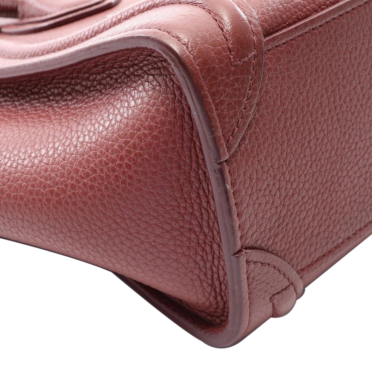 Celine Nano Luggage Tote — Red