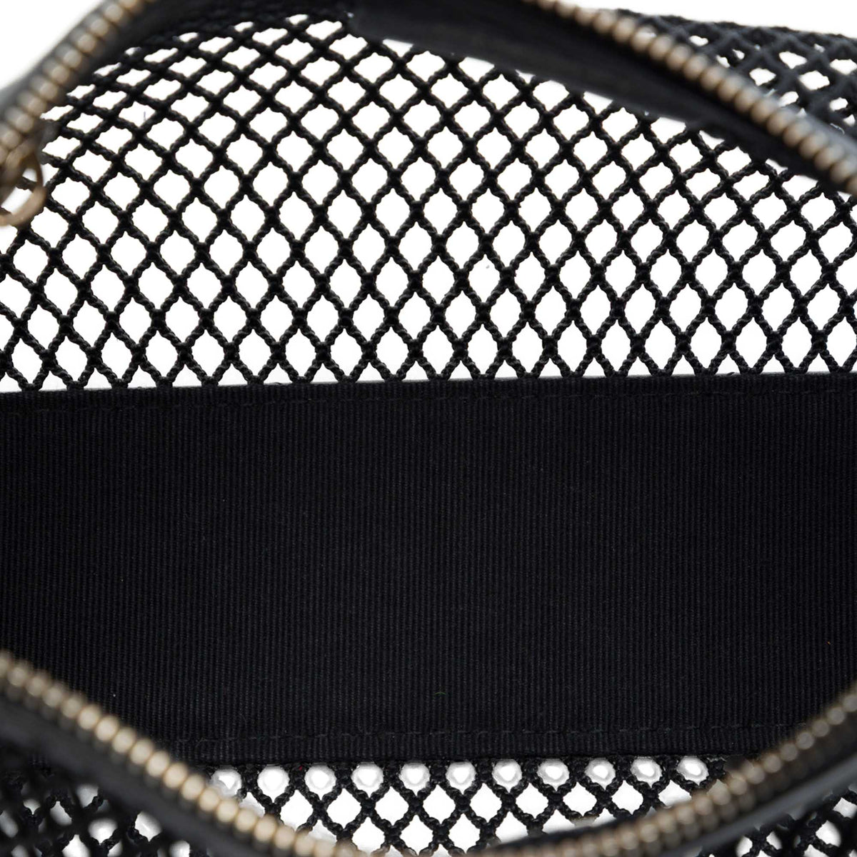 Chanel CC Mesh and Shiny Lambskin Clutch with Chain