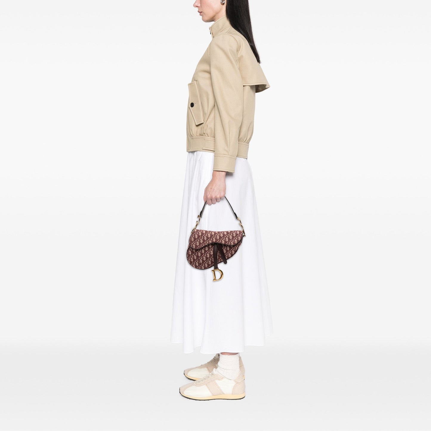 Dior Oblique Canvas Saddle Bag