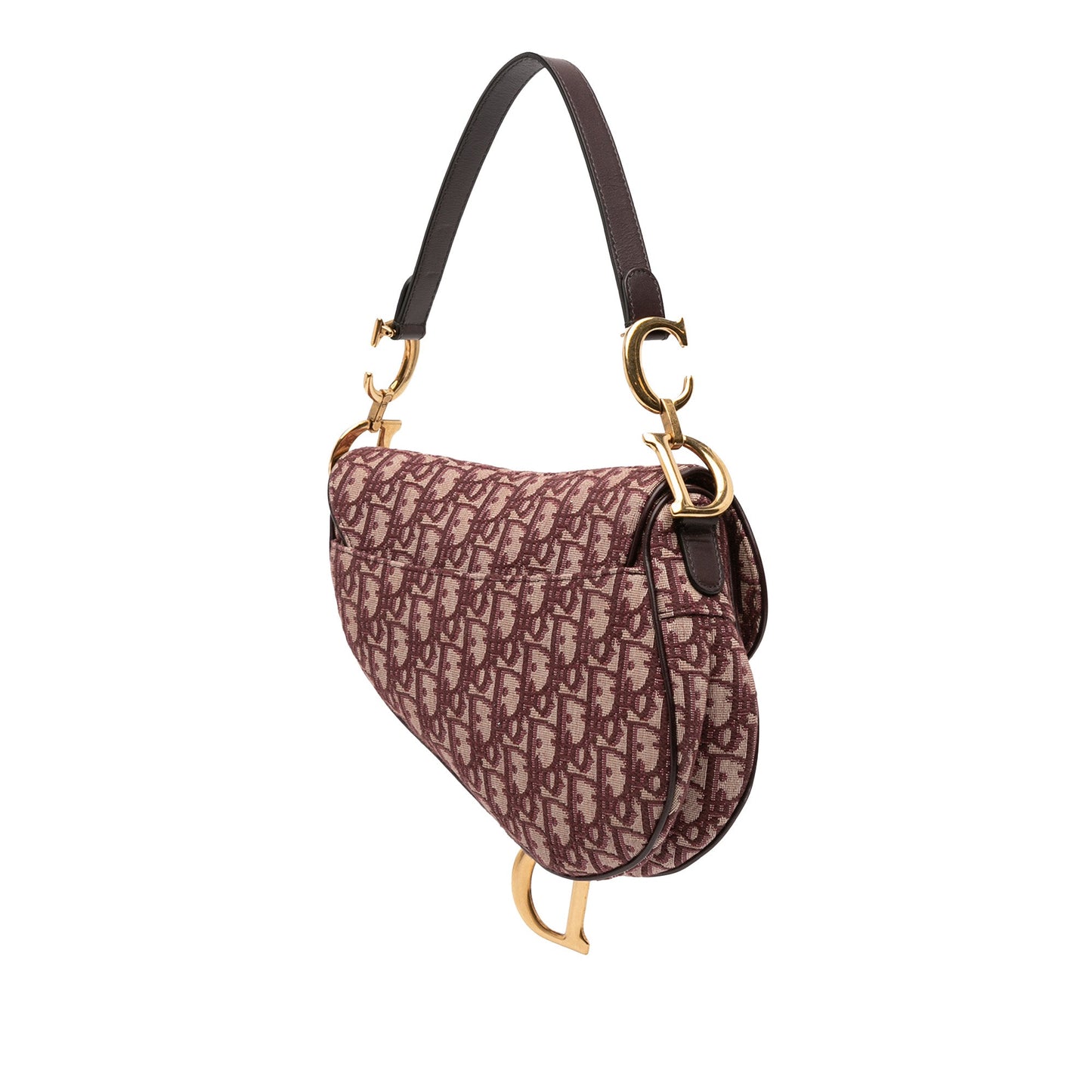 Dior Oblique Canvas Saddle Bag