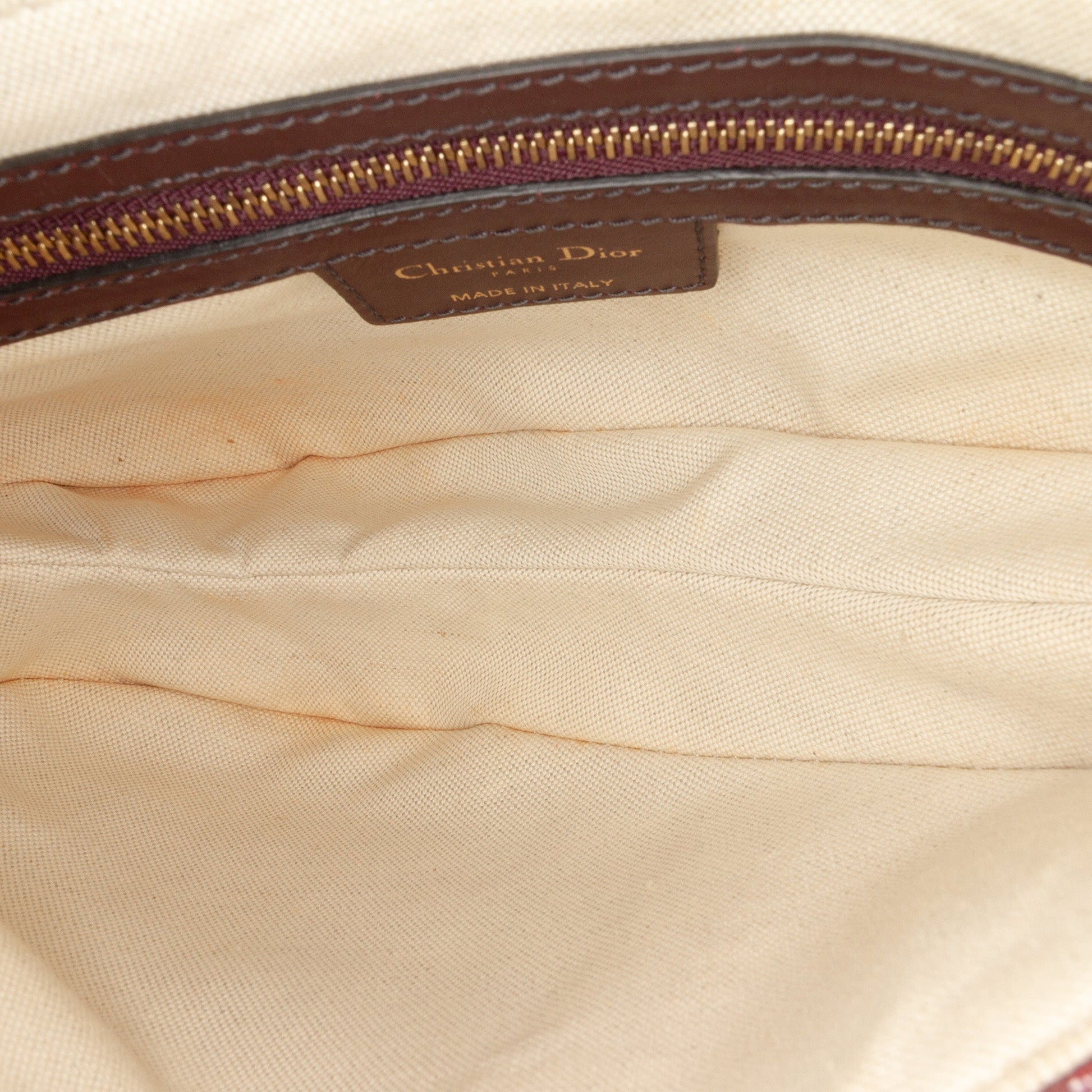 Dior Oblique Canvas Saddle Bag