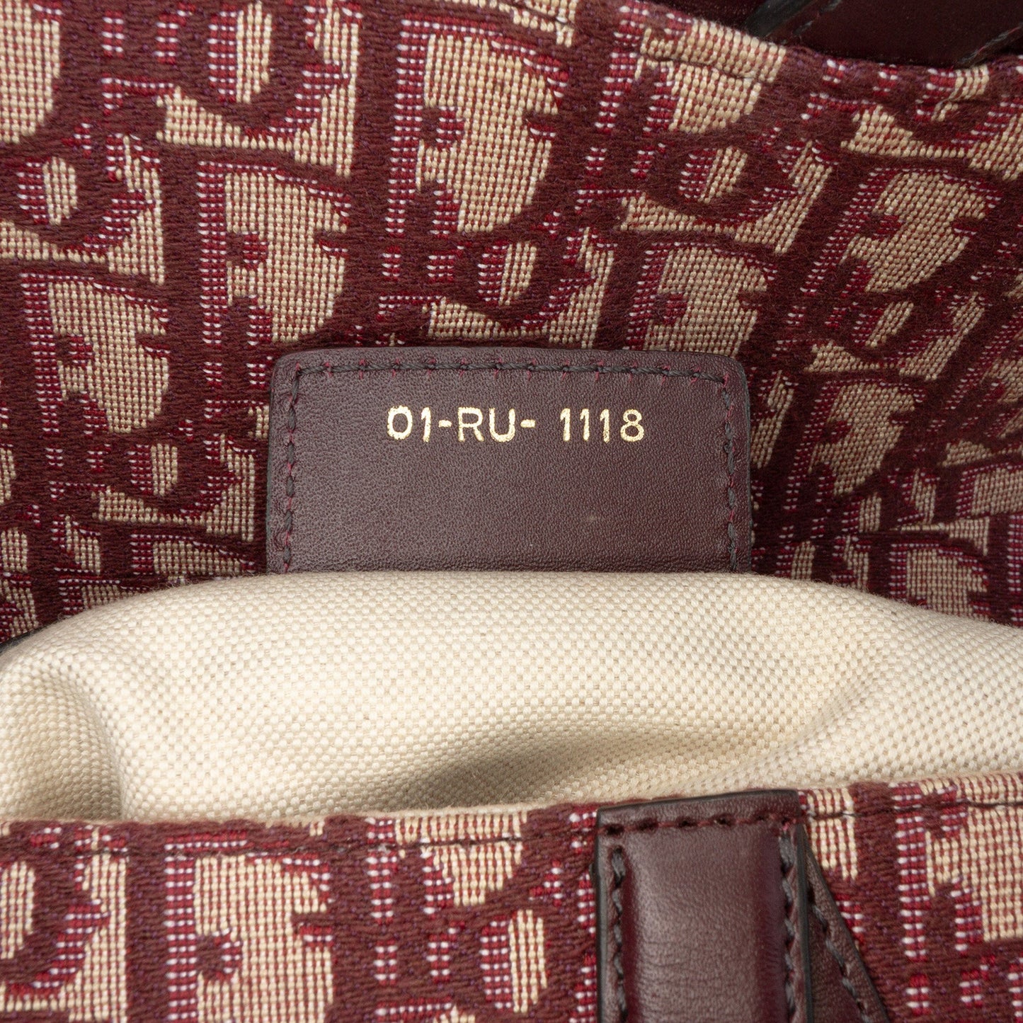 Dior Oblique Canvas Saddle Bag
