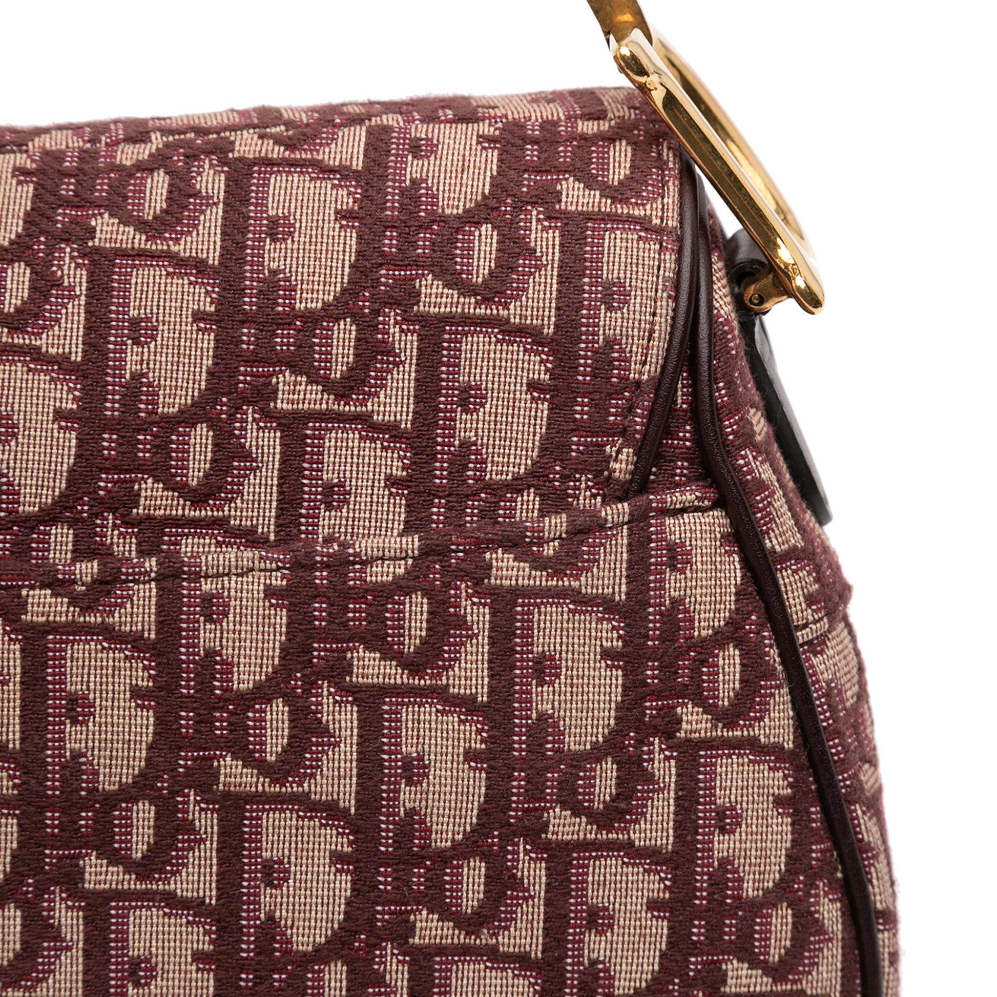 Dior Oblique Canvas Saddle Bag