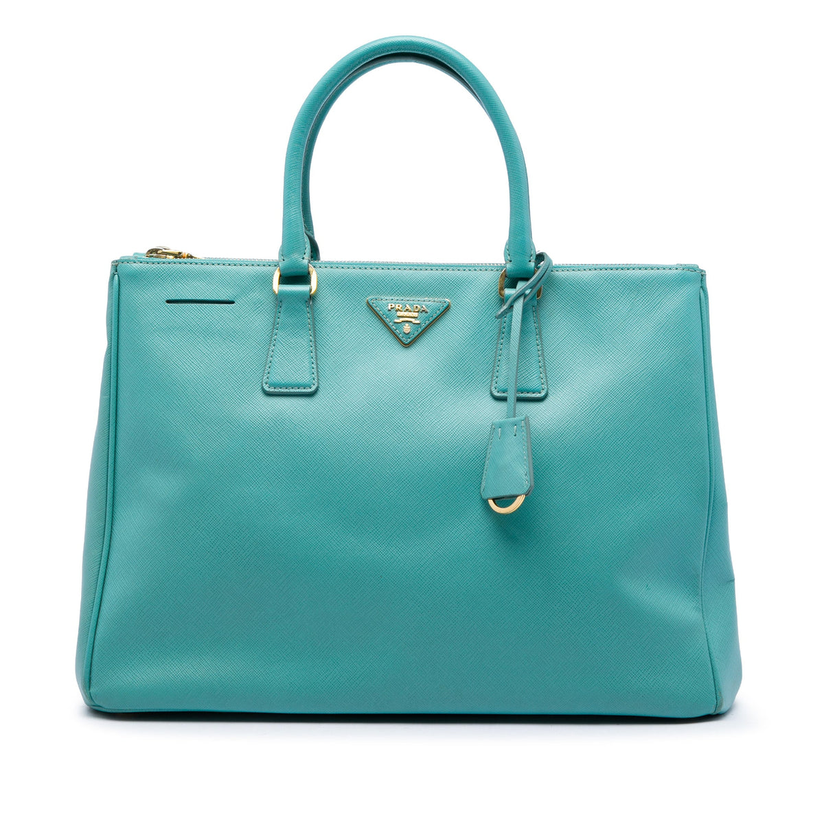 Prada Large Saffiano Lux Galleria Double Zip Tote