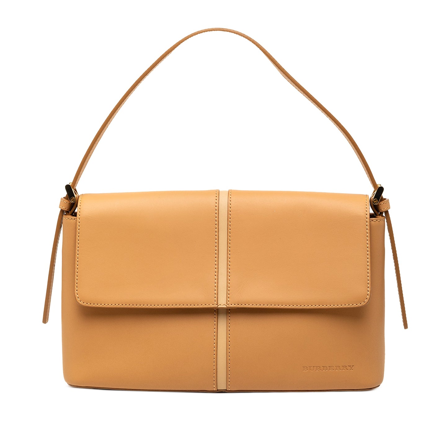 Burberry Leather Flap Shoulder Bag