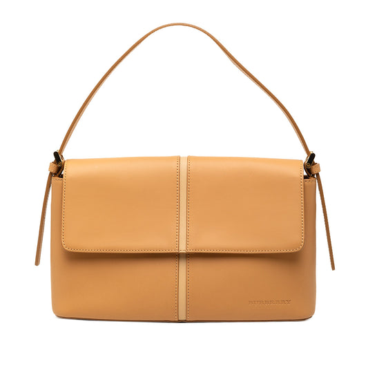 Burberry Leather Flap Shoulder Bag