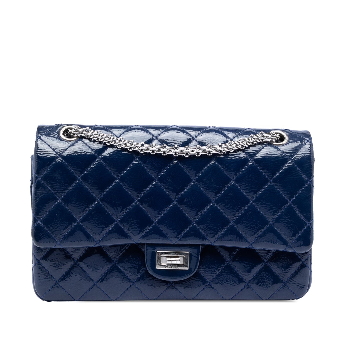 Chanel Quilted Patent Reissue 2.55 Double Flap 226
