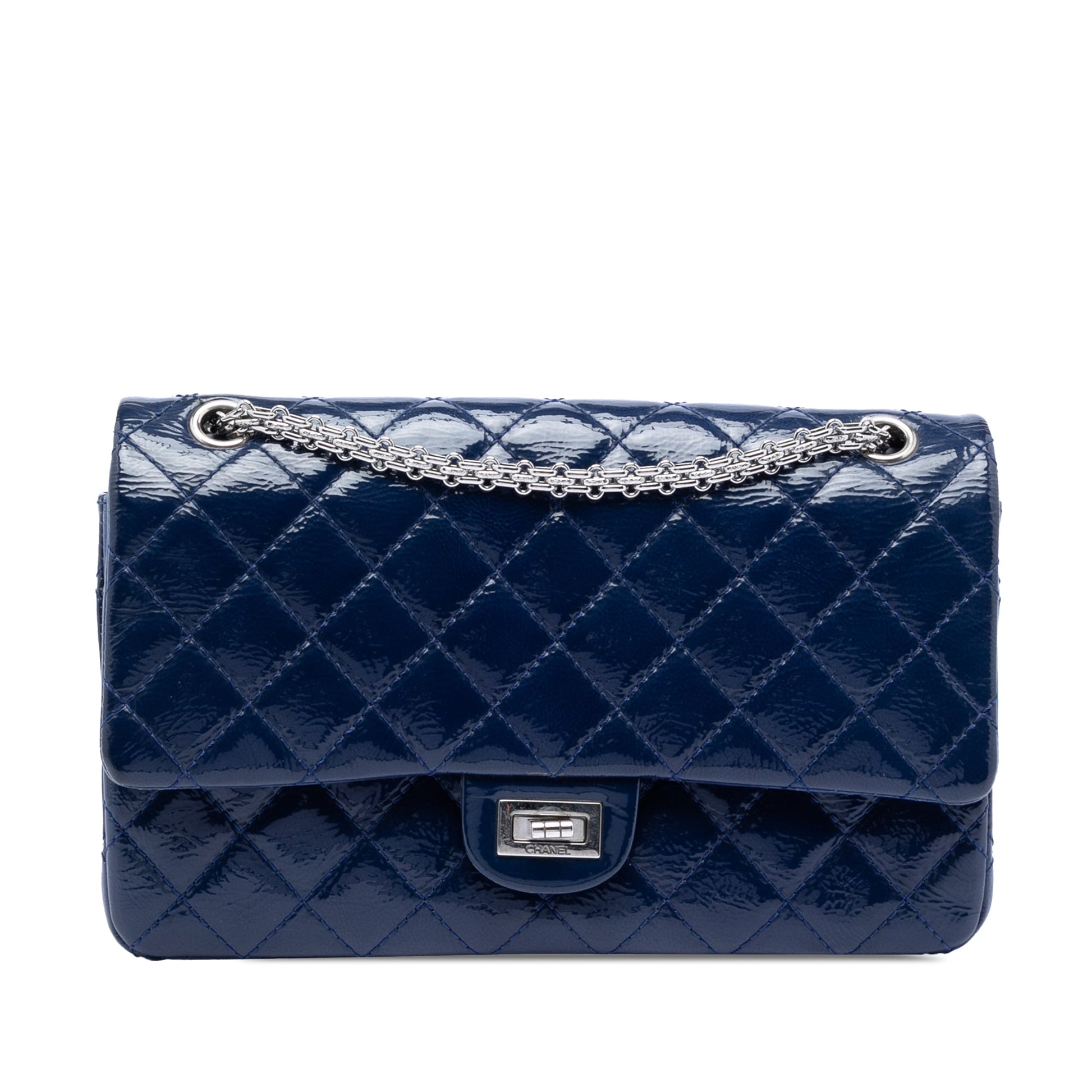 Chanel Quilted Patent Reissue 2.55 Double Flap 226