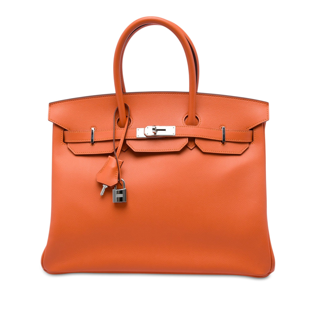 Hermès Epsom Birkin Retourne 35 — Orange