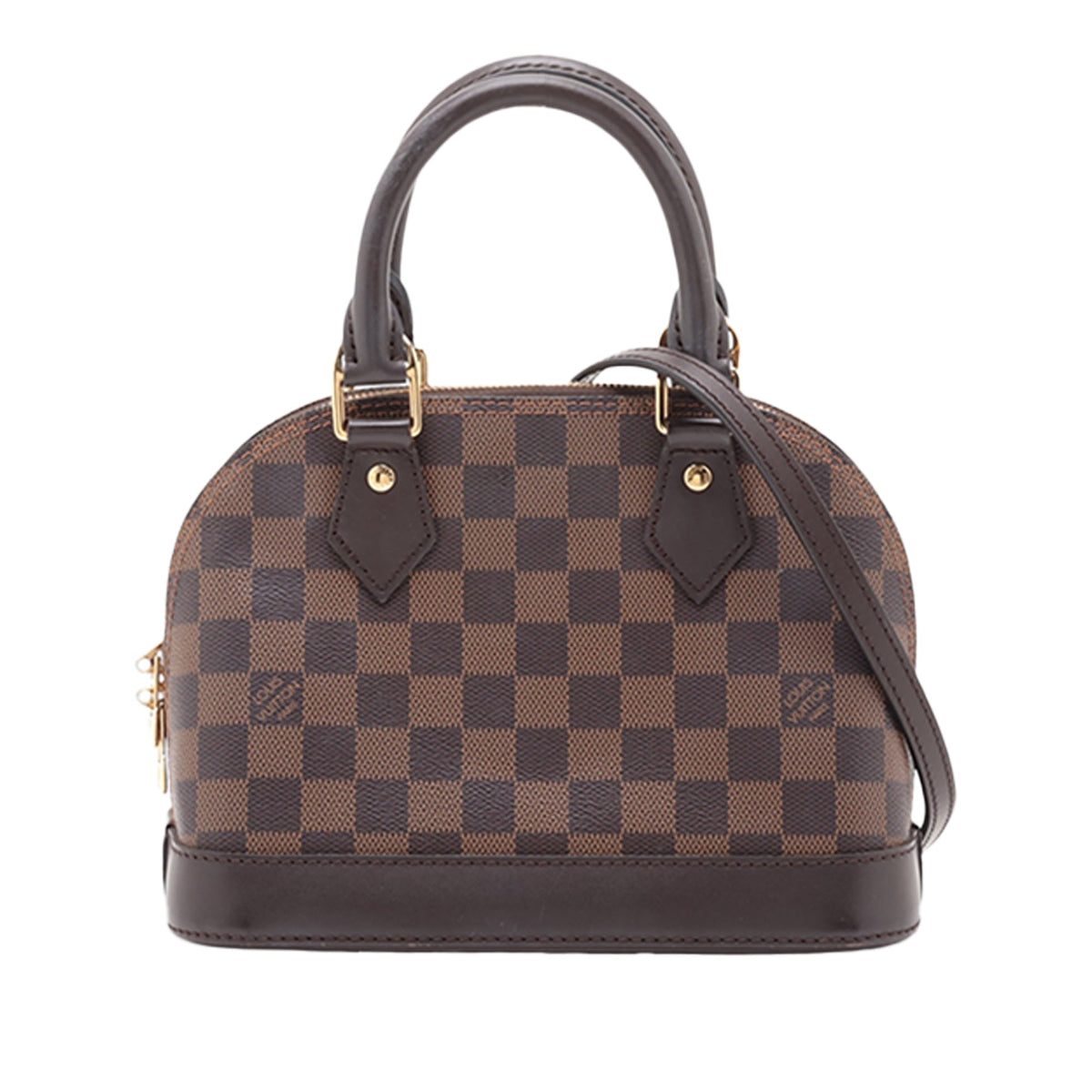 Louis Vuitton Damier Ebene Alma BB — Brown