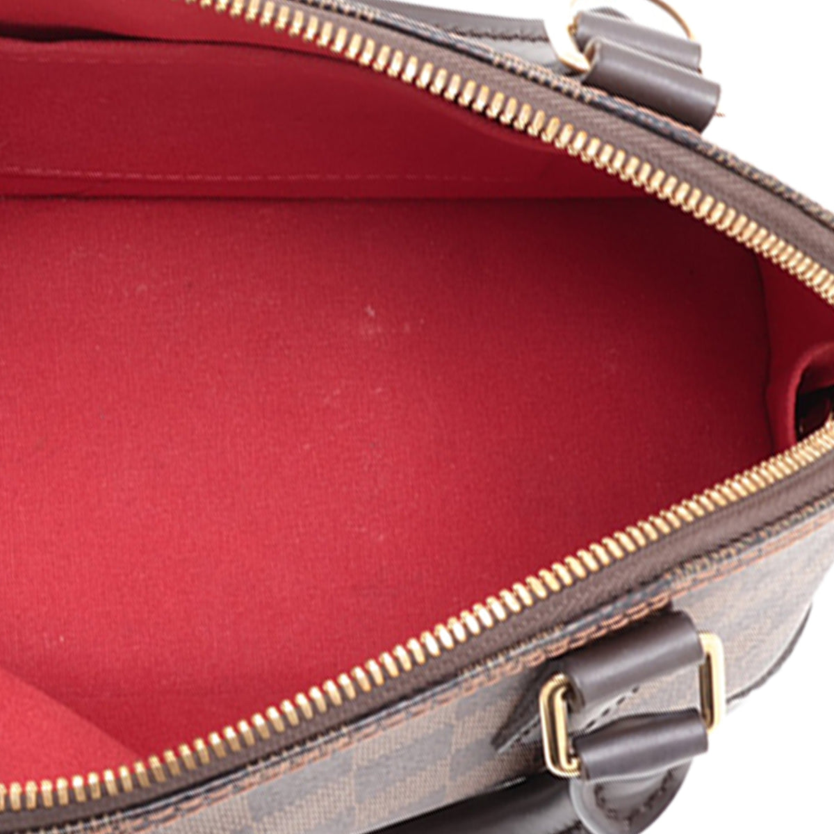 Louis Vuitton Damier Ebene Alma BB — Brown