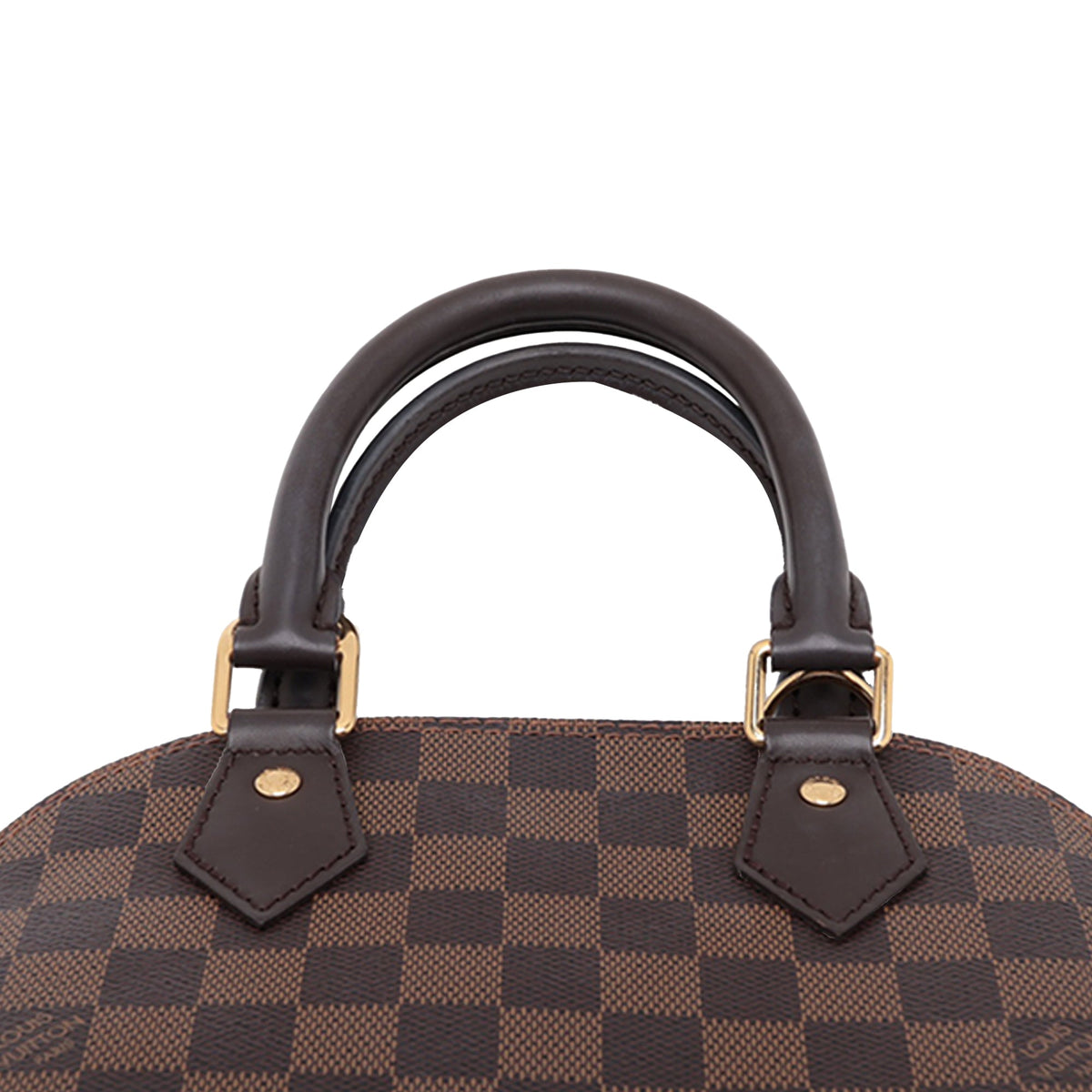 Louis Vuitton Damier Ebene Alma BB — Brown