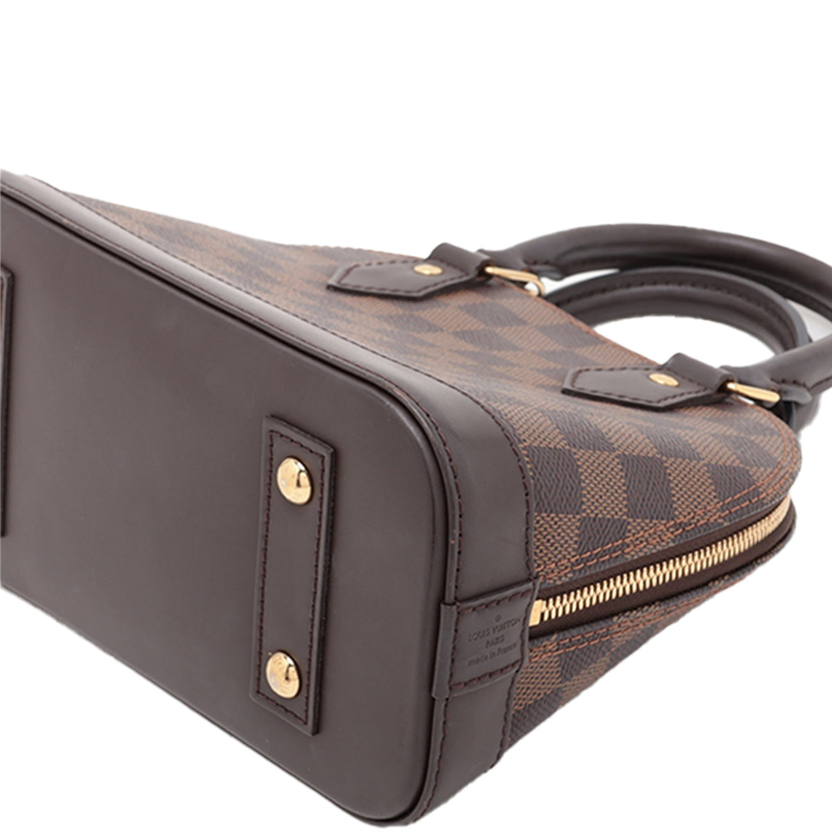 Louis Vuitton Damier Ebene Alma BB — Brown