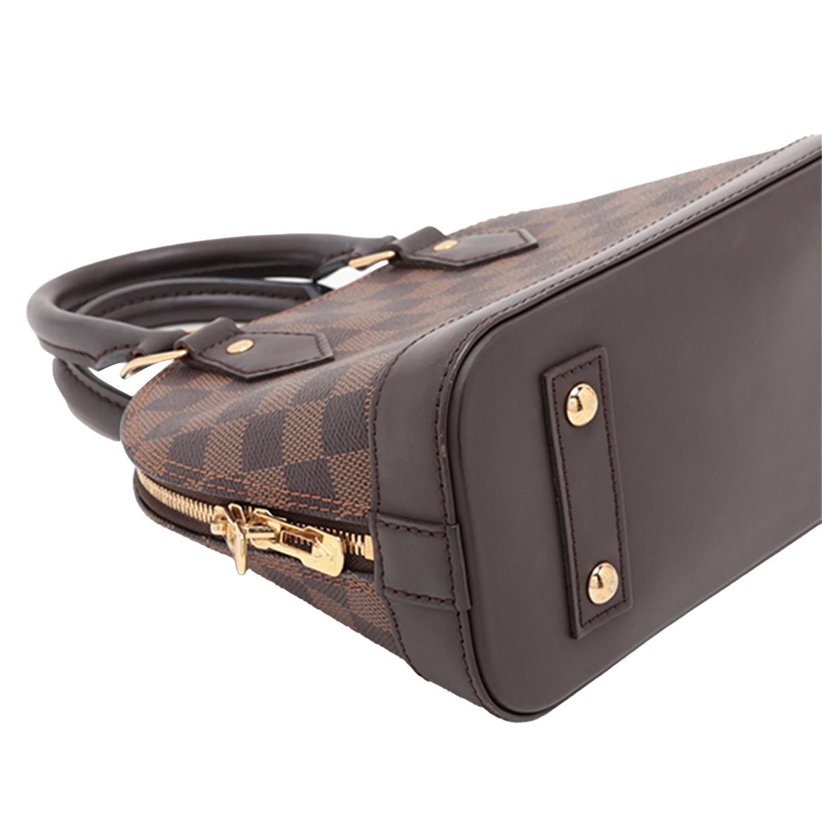Louis Vuitton Damier Ebene Alma BB — Brown