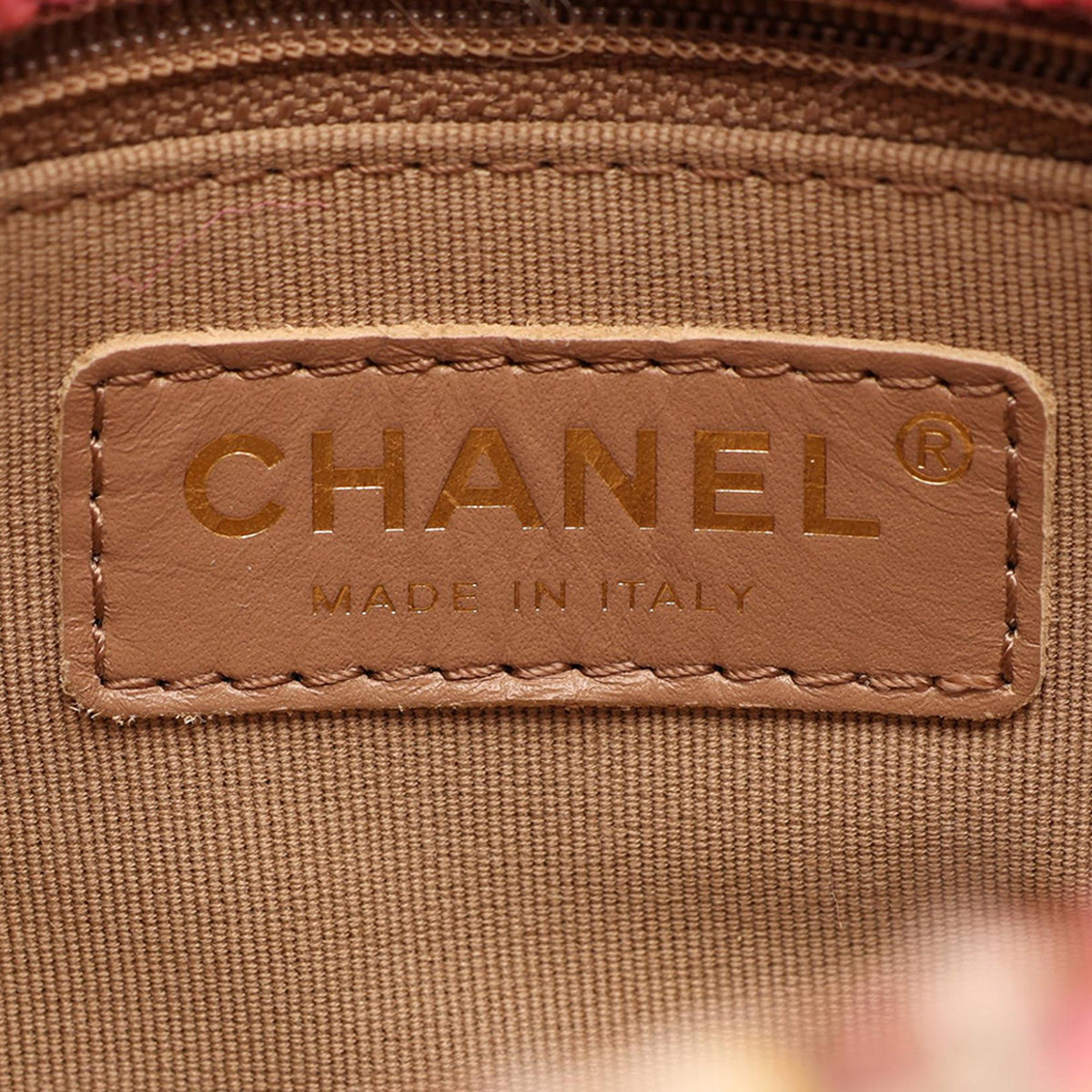 Chanel Mini Tweed Flap Satchel — Pink