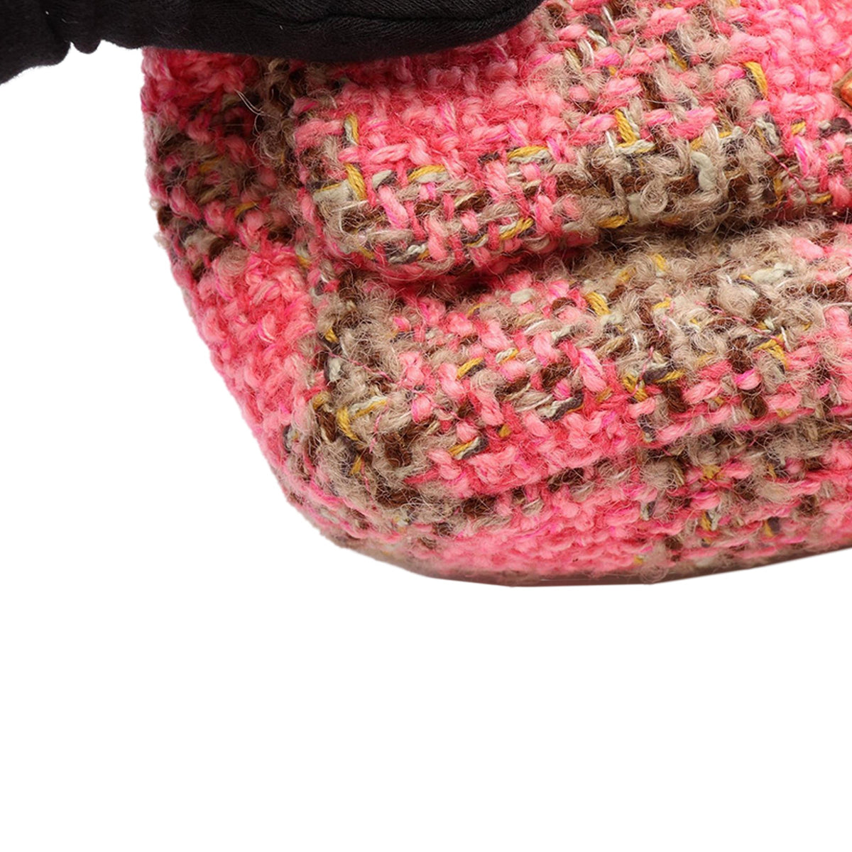 Chanel Mini Tweed Flap Satchel — Pink