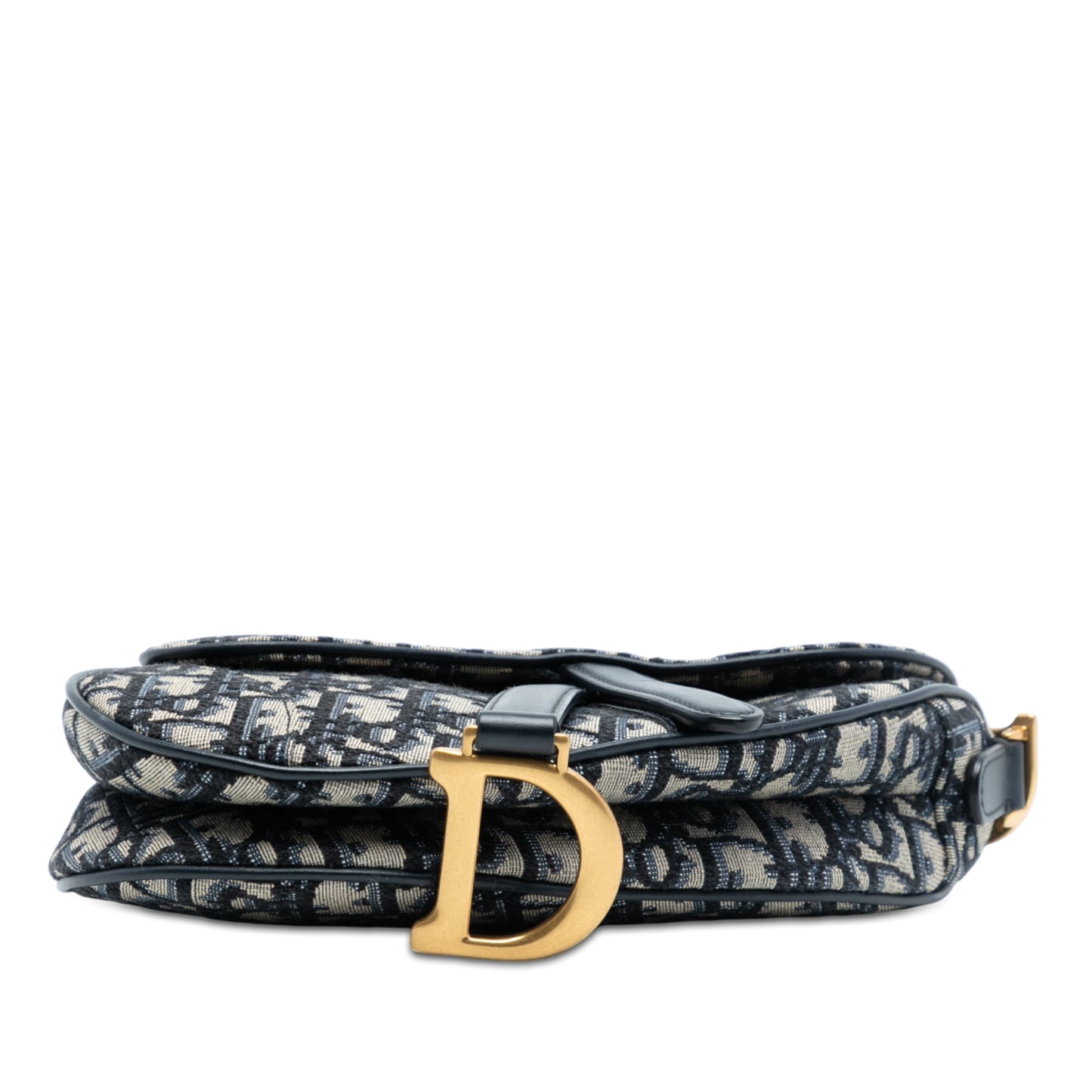 Dior Mini Oblique Canvas Saddle Bag