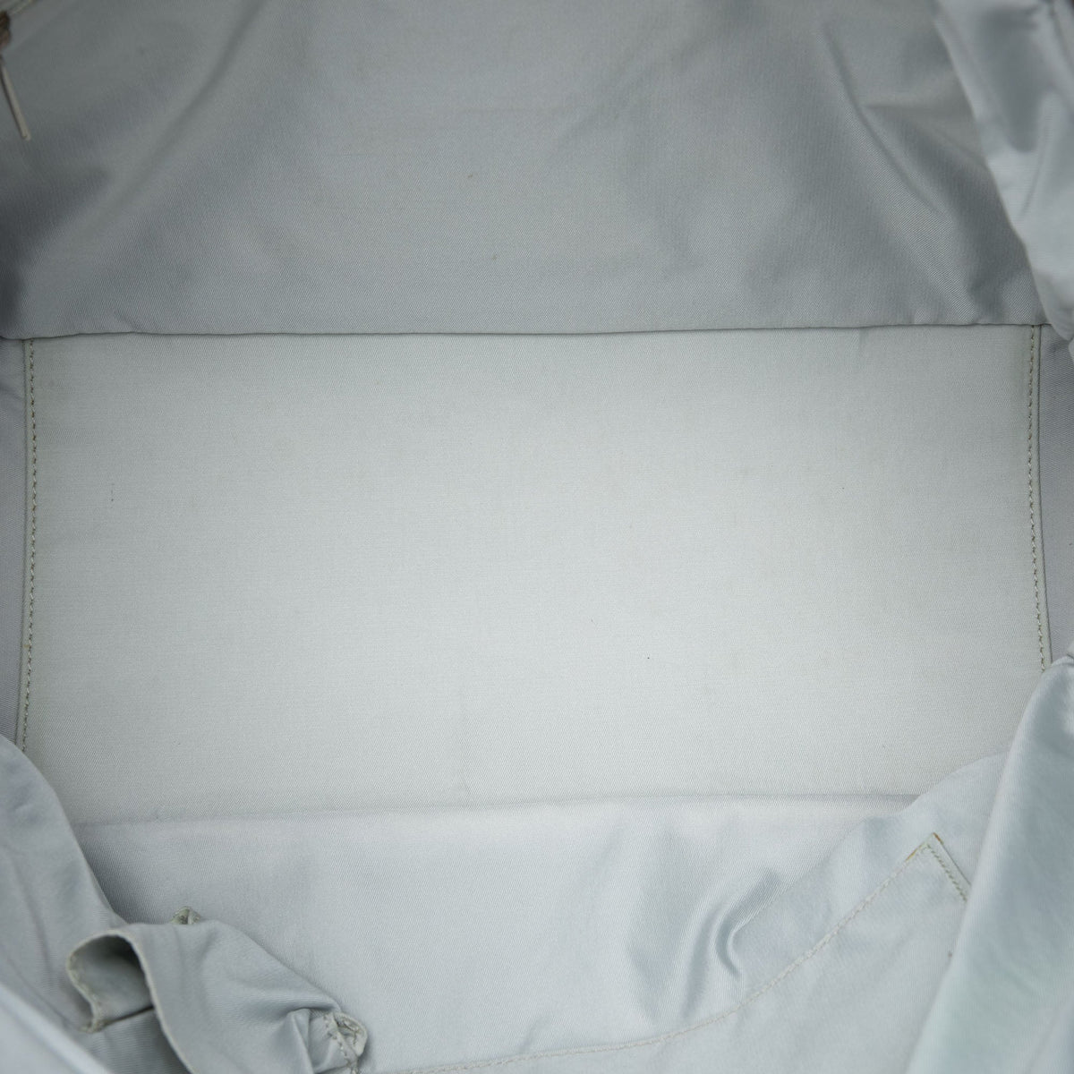 Chanel Medium Quilted Coated Canvas Paris Biarritz Tote — Silver
