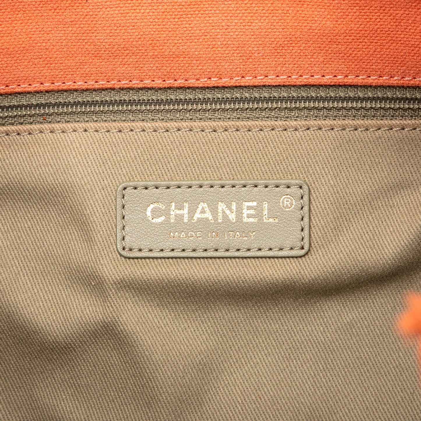Chanel Paris Cuba Chevron Canvas Twist Drawstring Backpack