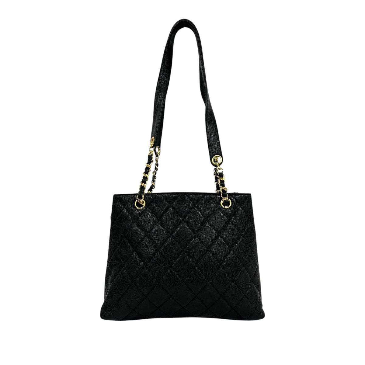 Chanel CC Caviar Front Pocket Shoulder Bag