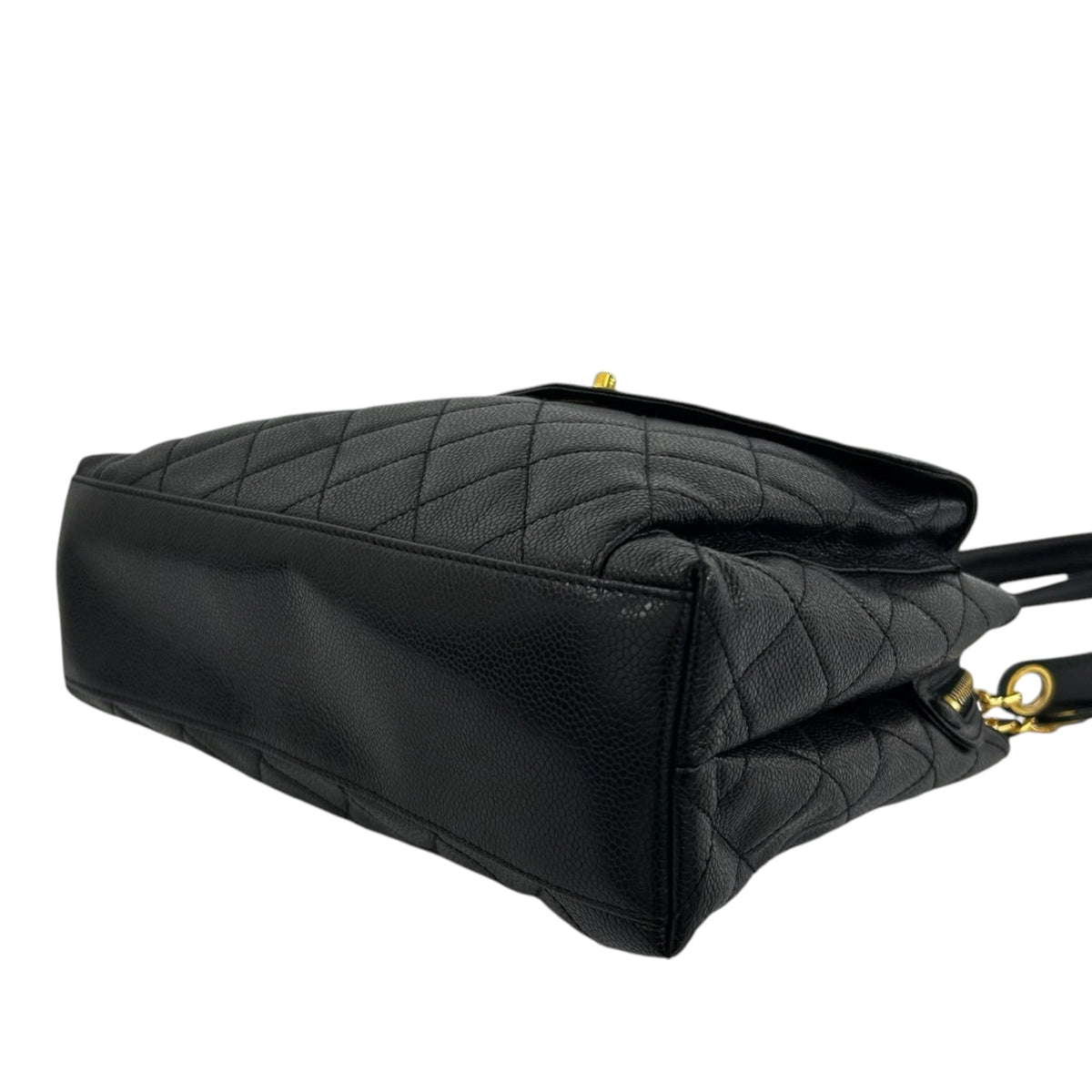 Chanel CC Caviar Front Pocket Shoulder Bag
