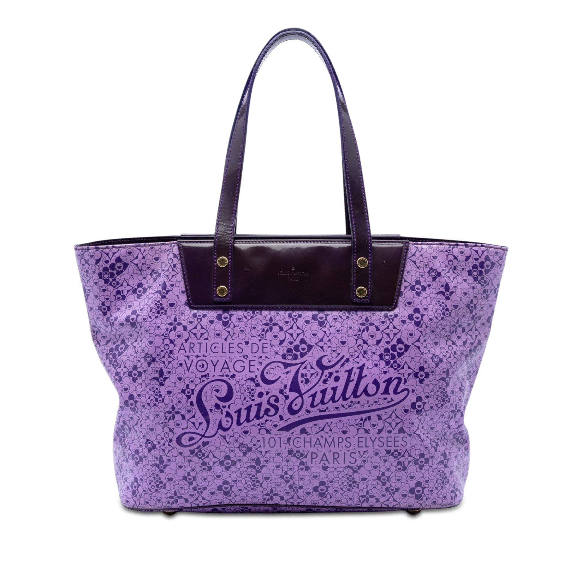 Louis Vuitton Takashi Murakami Coated Canvas Cosmic Blossom Tote PM