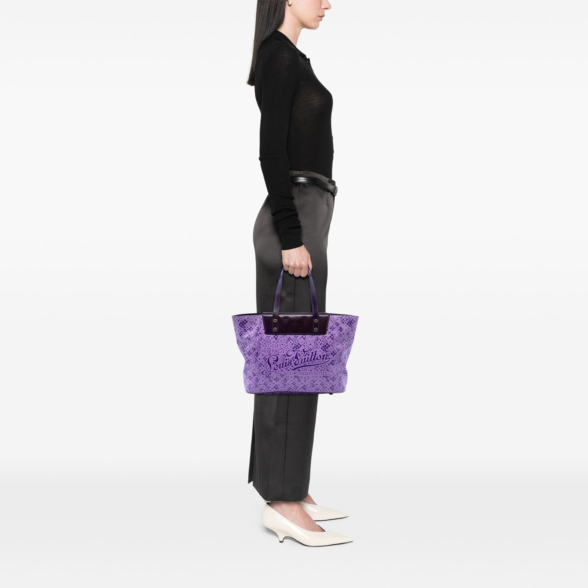 Louis Vuitton Takashi Murakami Coated Canvas Cosmic Blossom Tote PM
