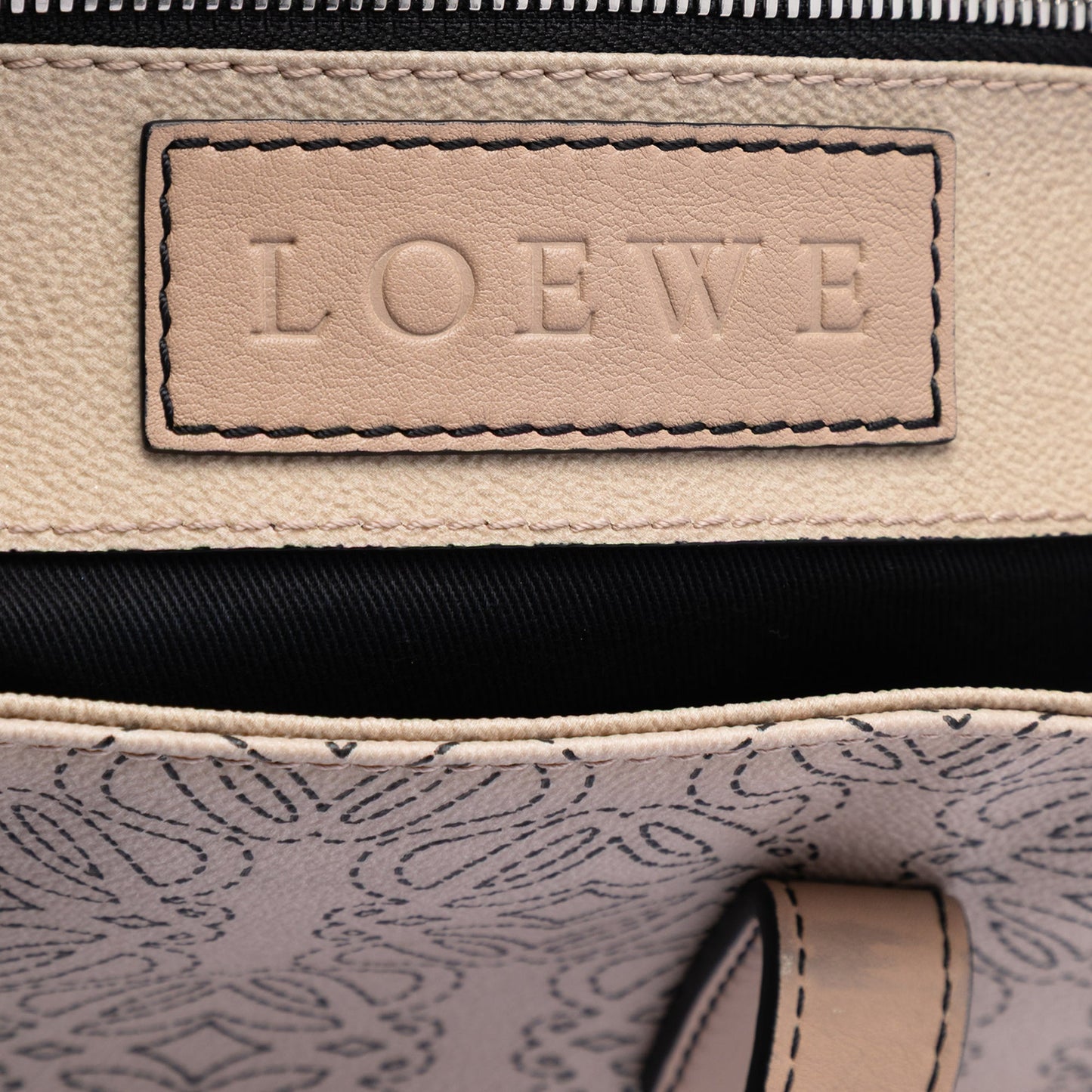 LOEWE Anagram Coated Canvas Kite Satchel