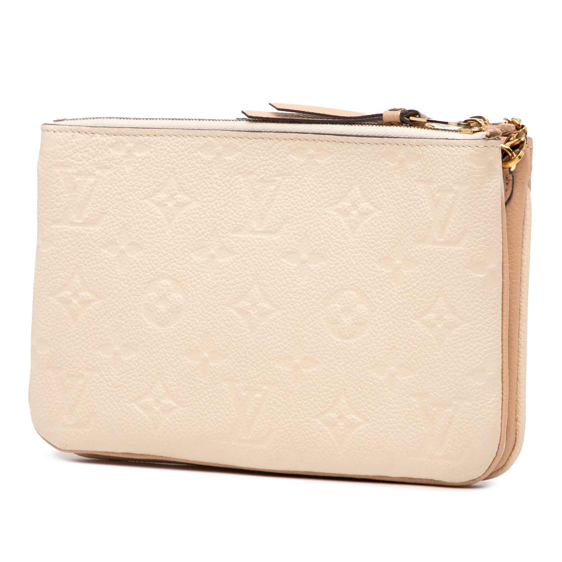 Louis Vuitton Monogram Empreinte Double Zip Pochette
