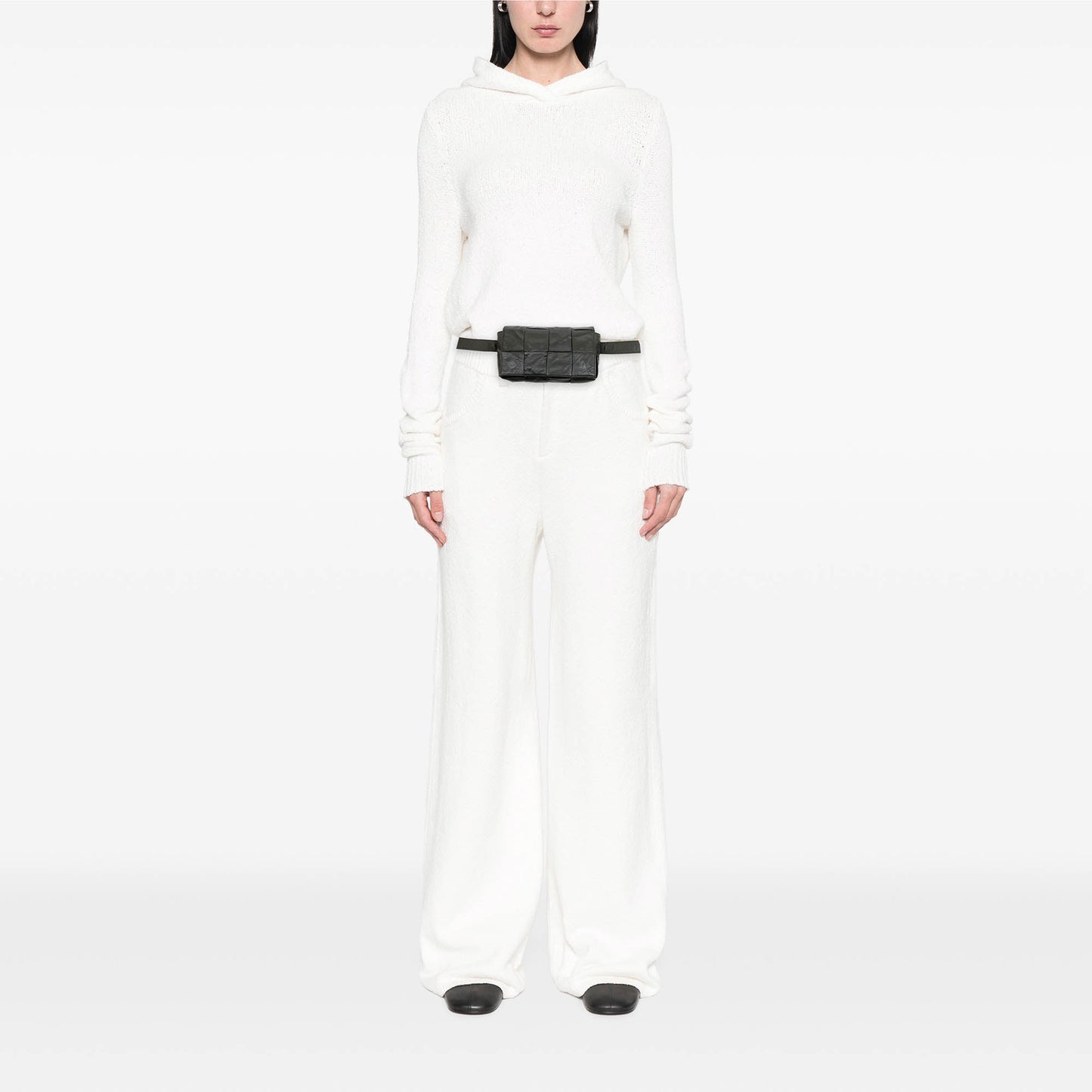 Bottega Veneta Paper Calfskin Intrecciato Cassette Belt Bag