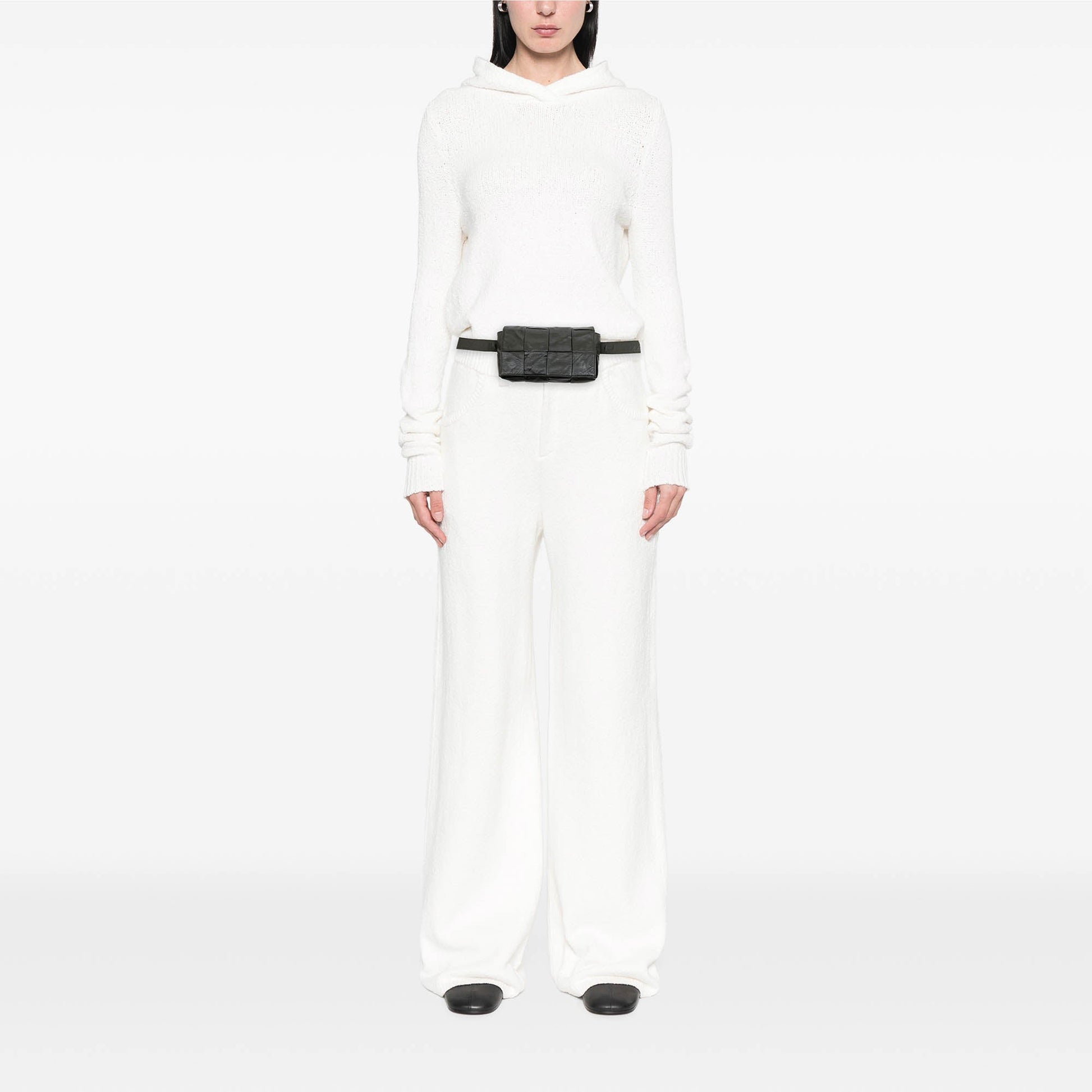 Bottega Veneta Paper Calfskin Intrecciato Cassette Belt Bag