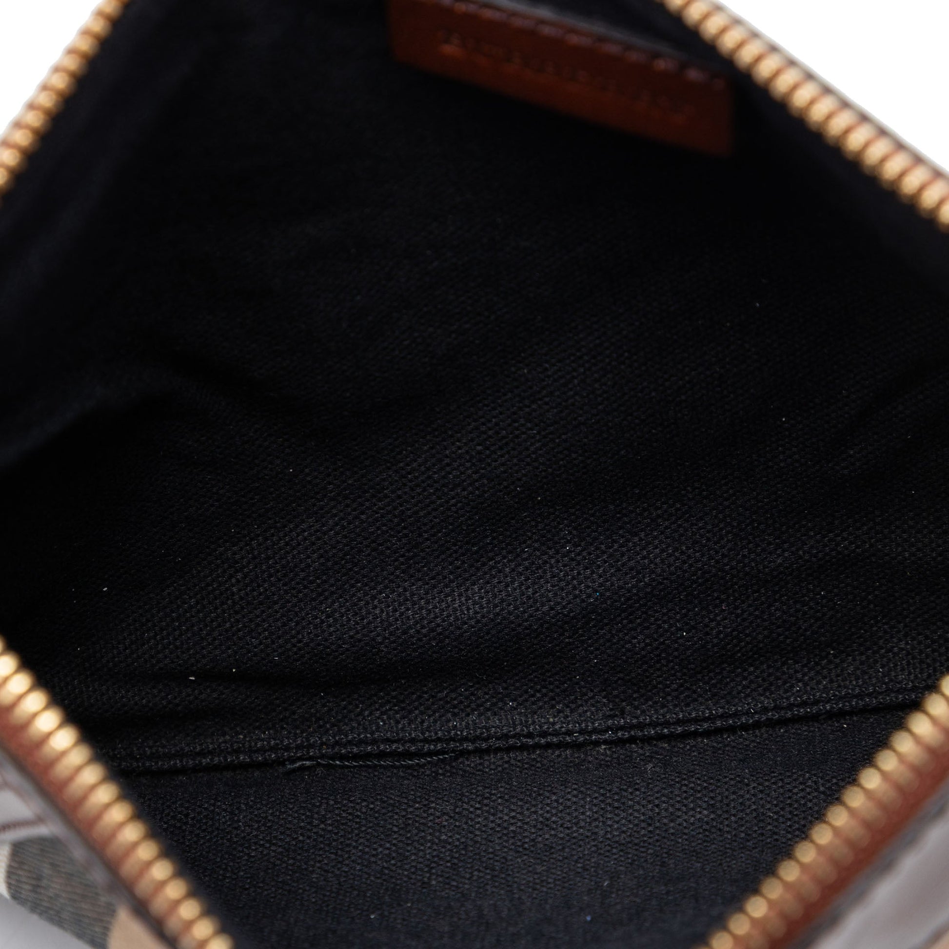 Burberry Exploded Check Canvas Wristlet Clutch