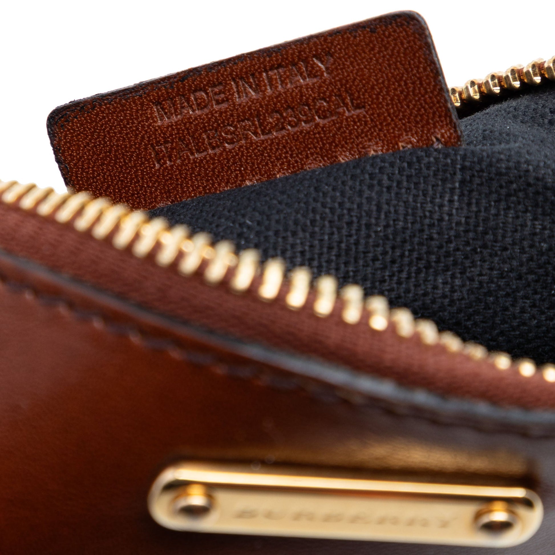 Burberry Exploded Check Canvas Wristlet Clutch