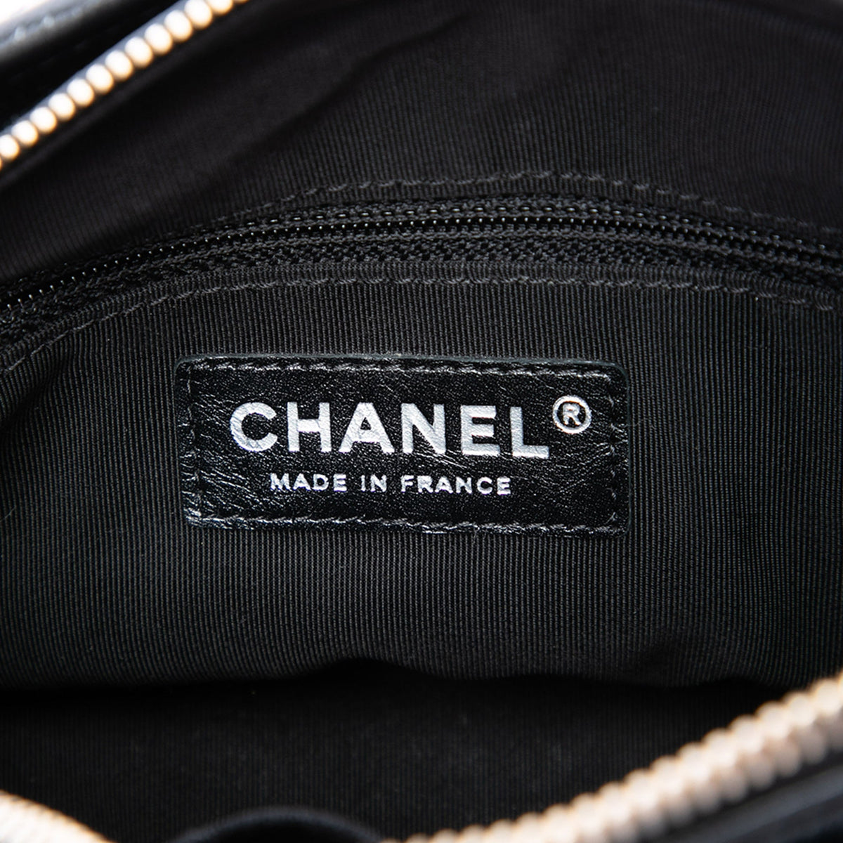 Chanel Small Tweed Gabrielle Crossbody — Black