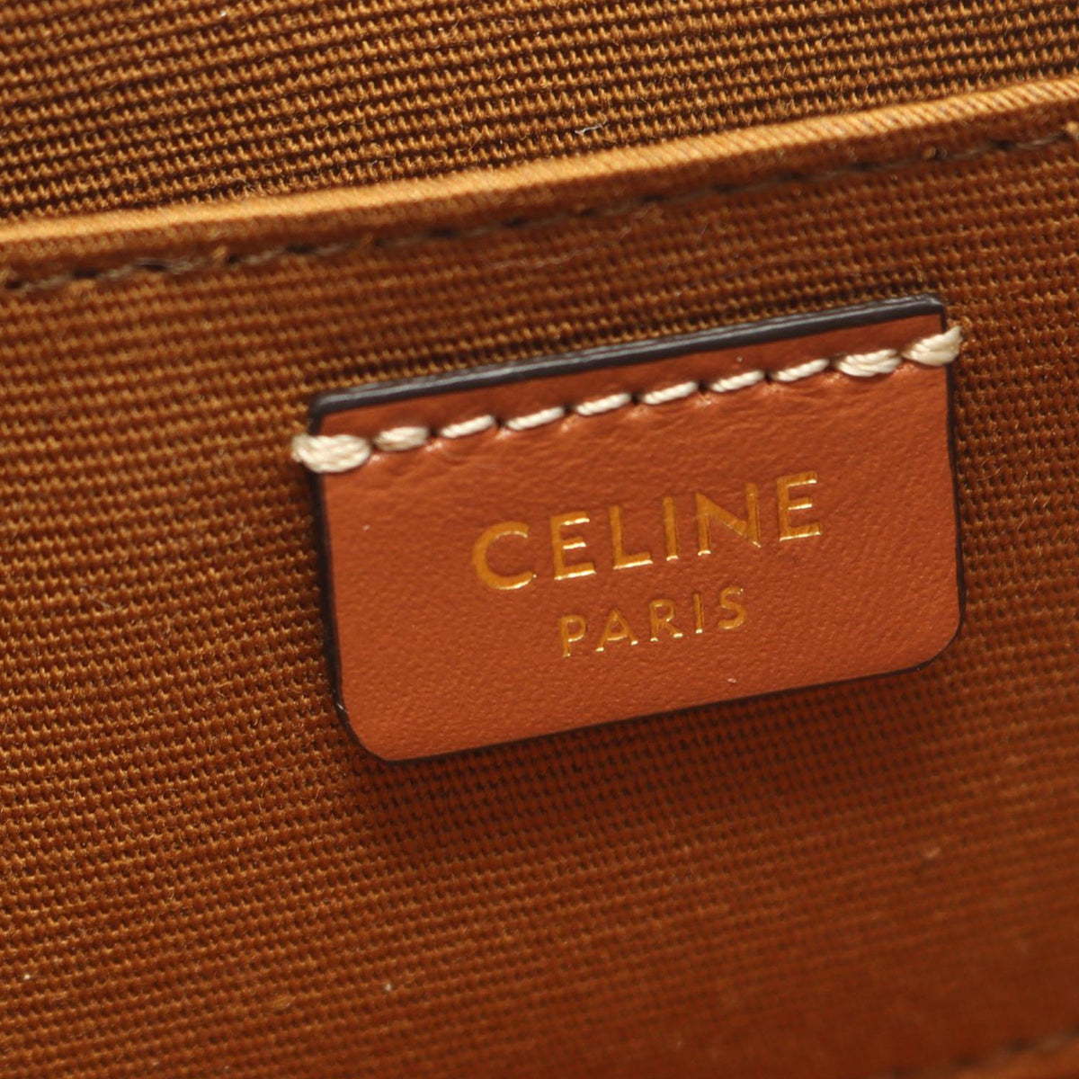 Celine Mini Triomphe Cuir Coated Canvas Camera Bag