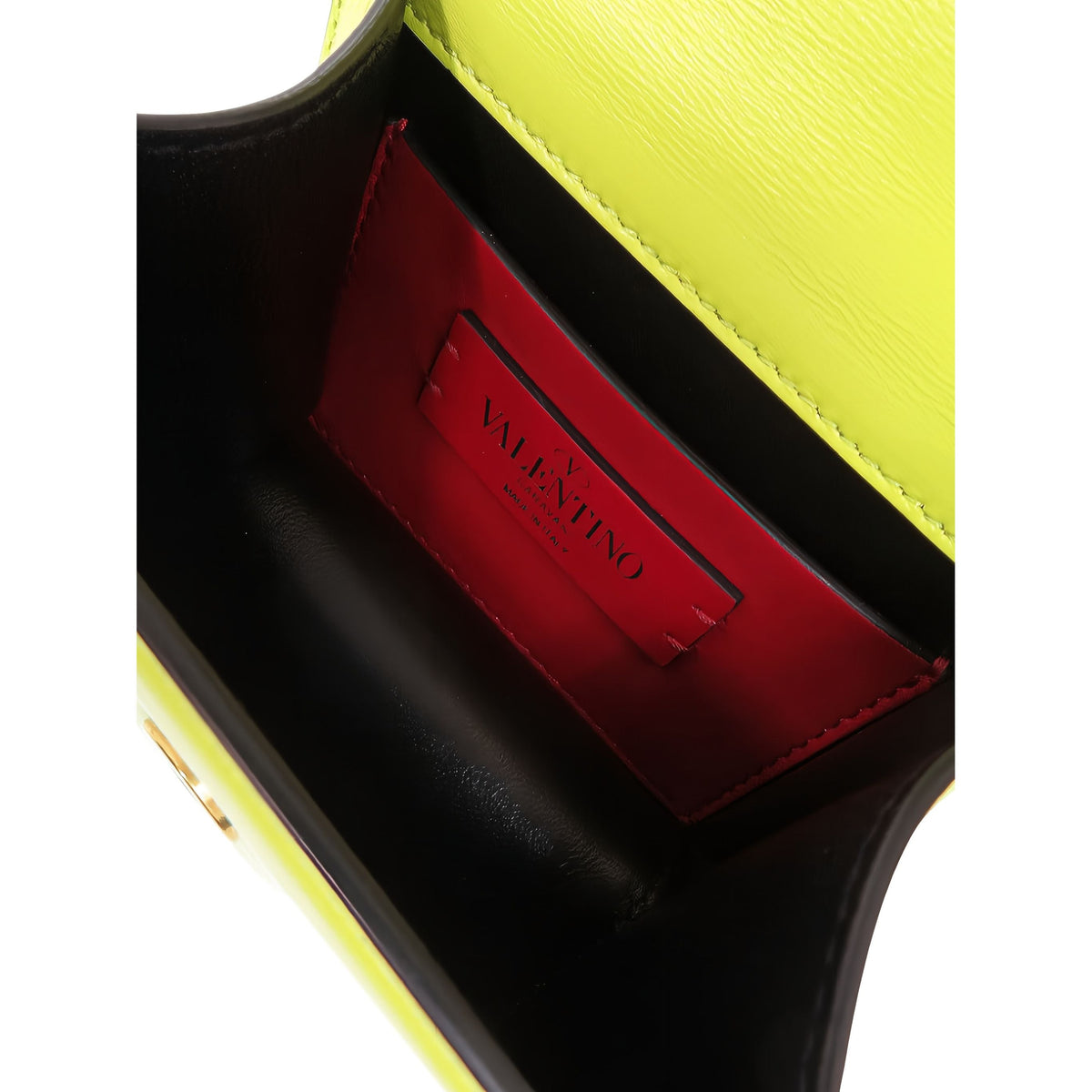 Valentino Micro Smooth Calfskin VSling Crossbody — Yellow