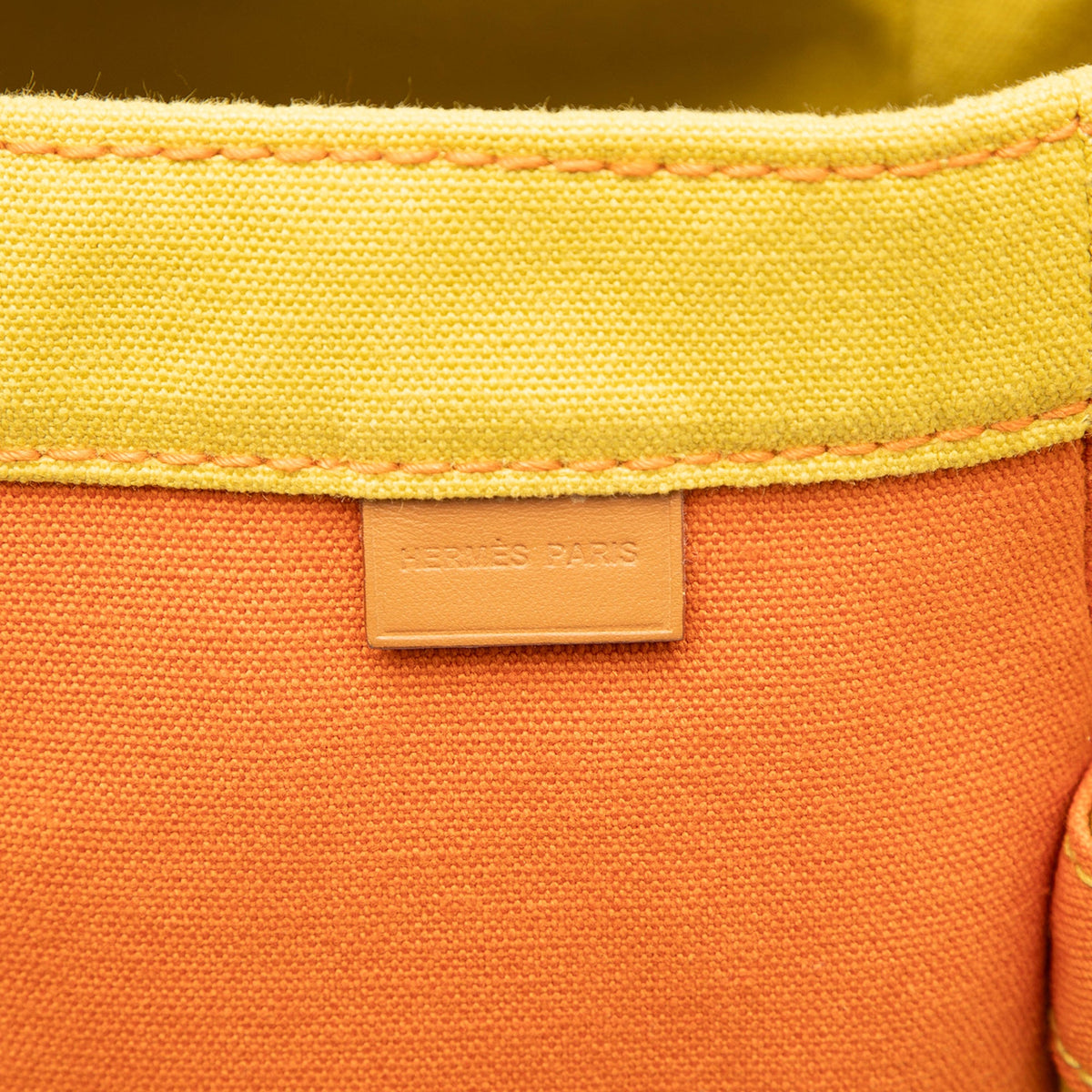 Hermès Toile Lindy Beach Bag