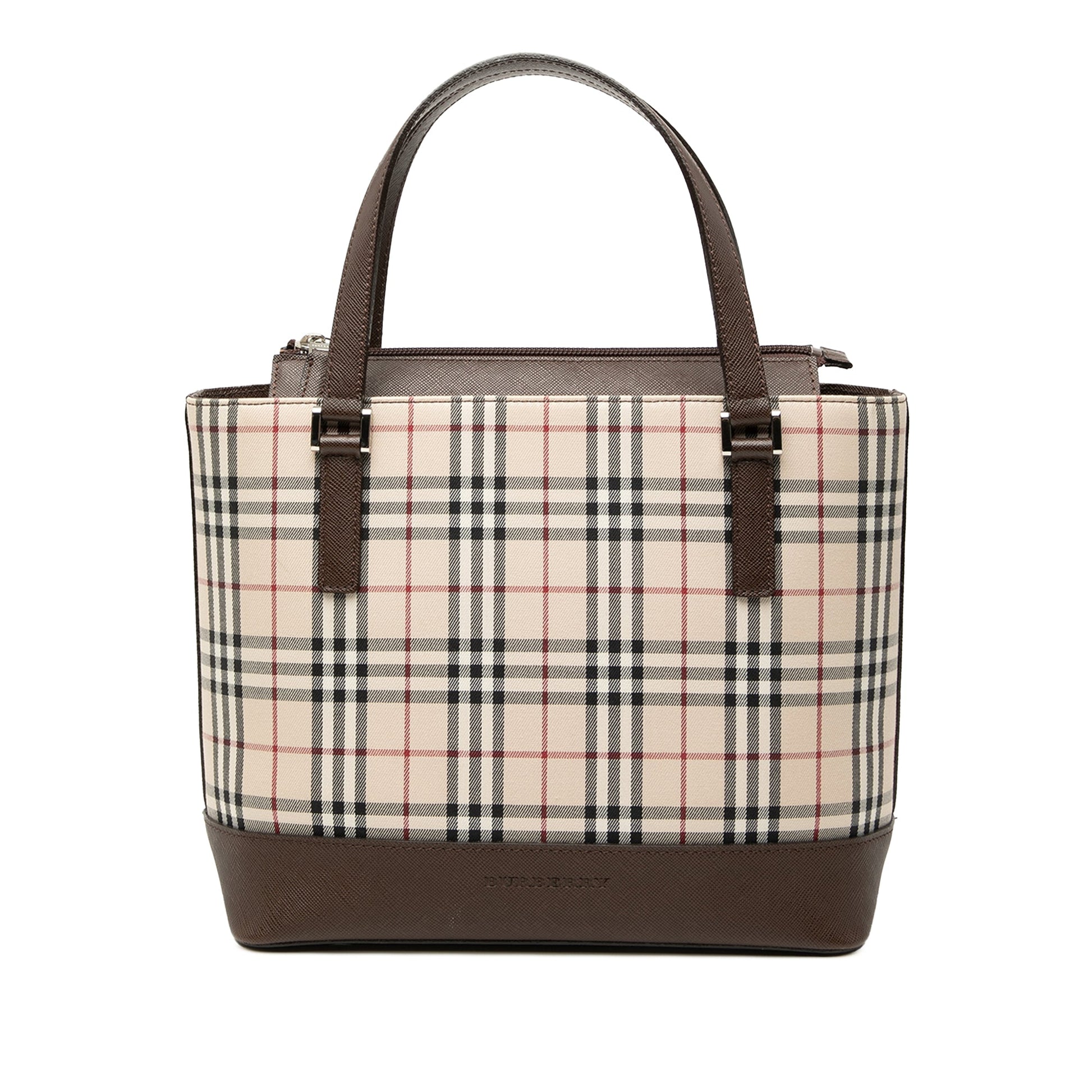 Burberry House Check Canvas Handbag