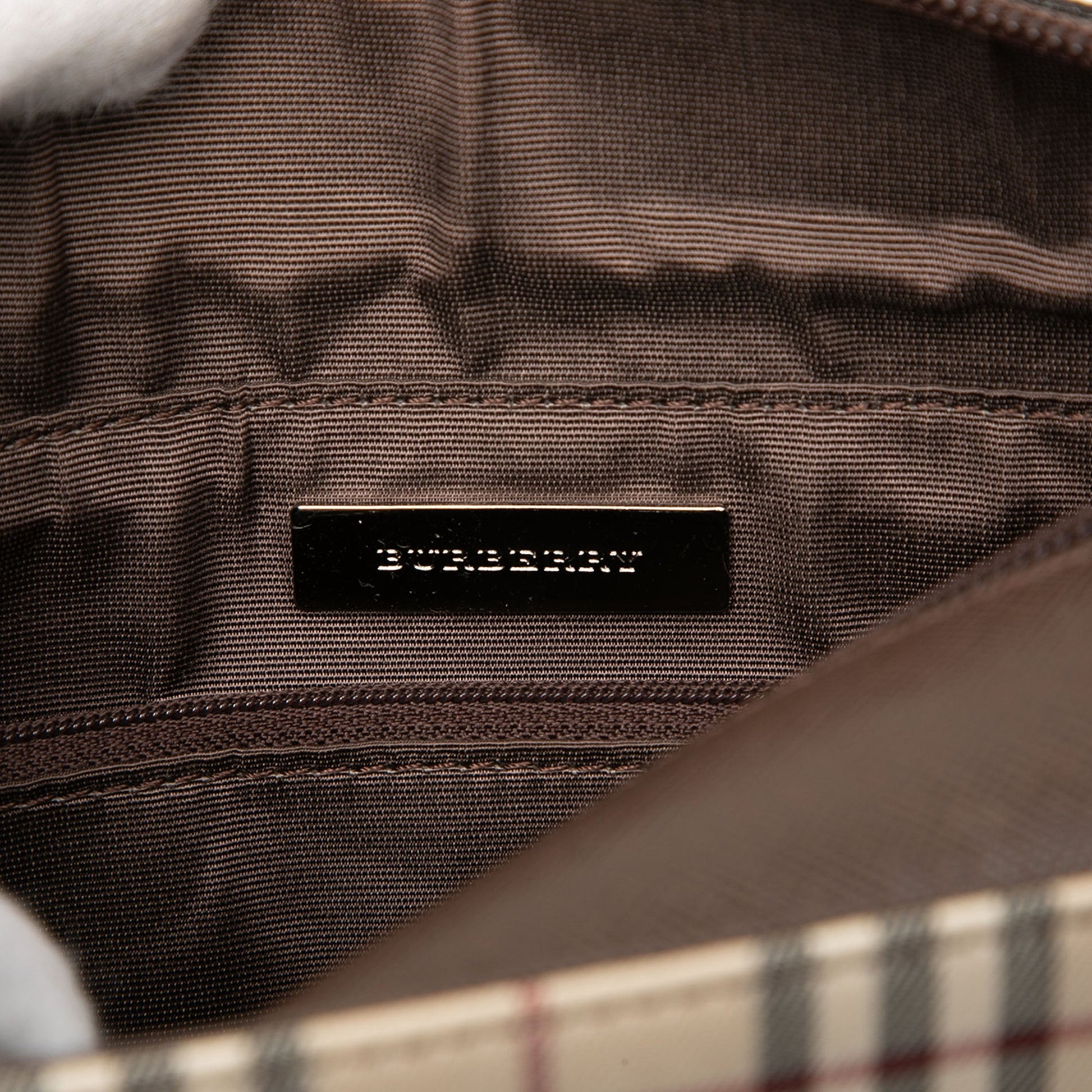 Burberry House Check Canvas Handbag