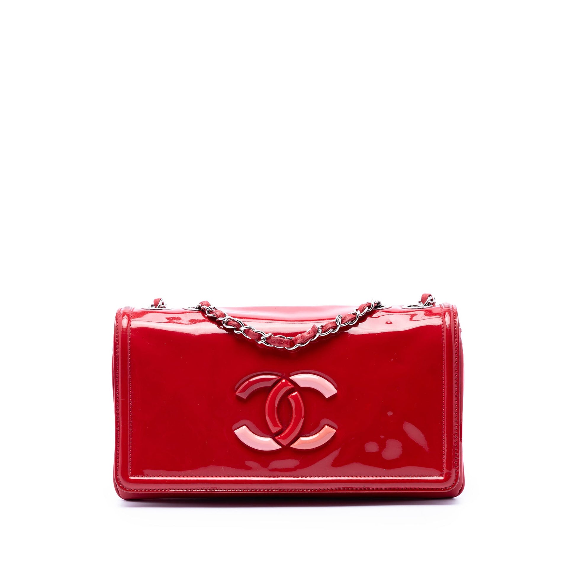 Chanel CC Patent Lipstick Ligne Flap