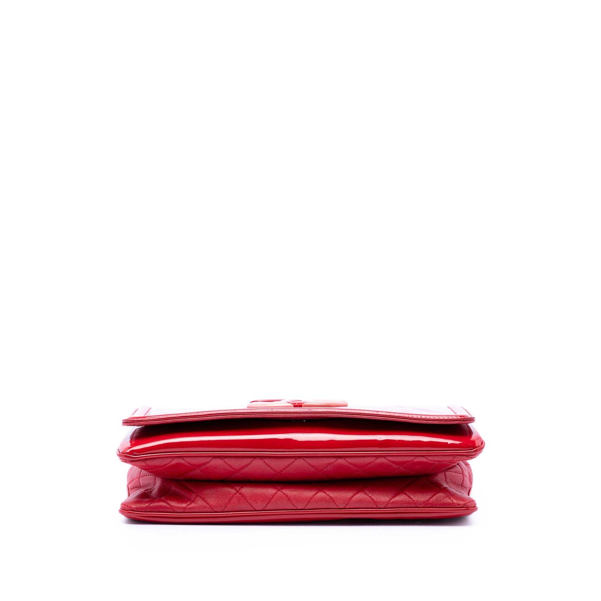 Chanel CC Patent Lipstick Ligne Flap
