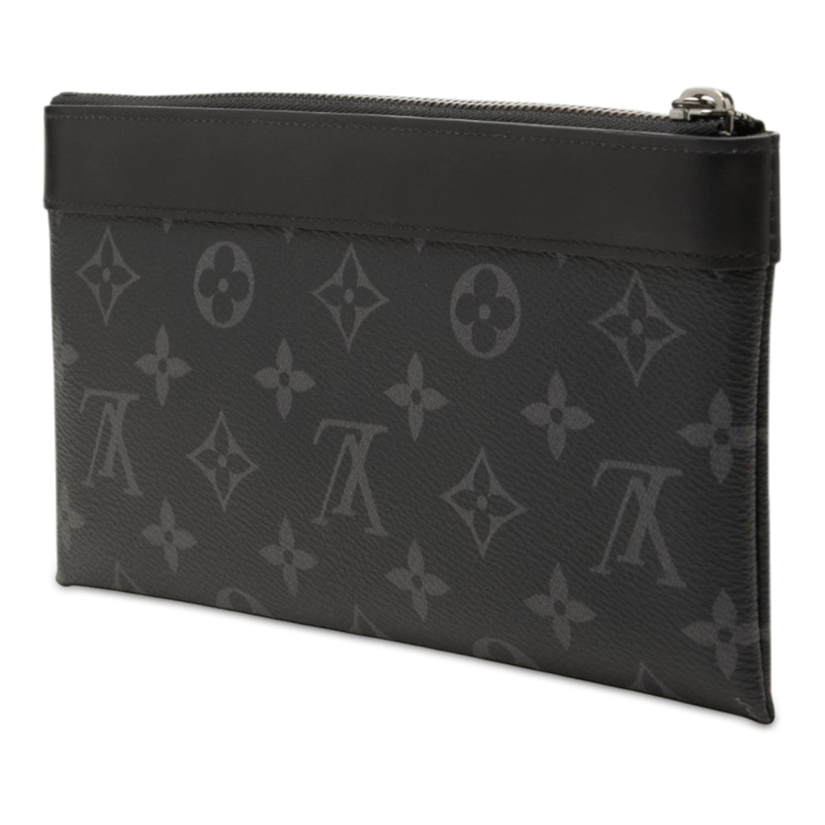 Louis Vuitton Monogram Eclipse Pochette Discovery PM — Black
