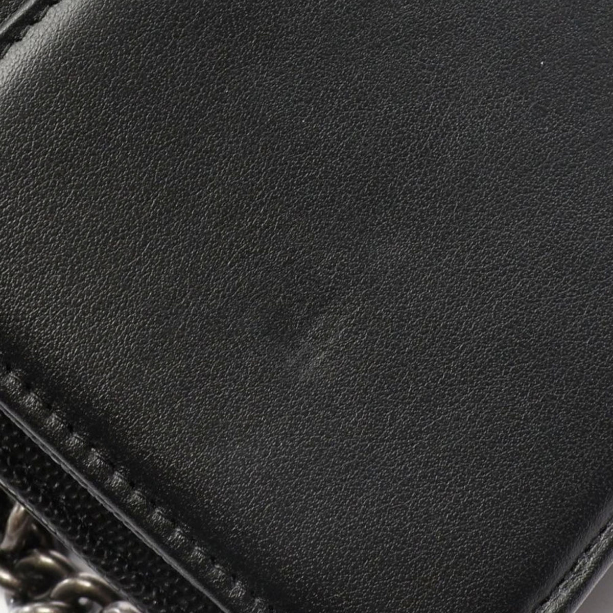 Chanel Quilted Caviar Boy Wallet on Chain — Black