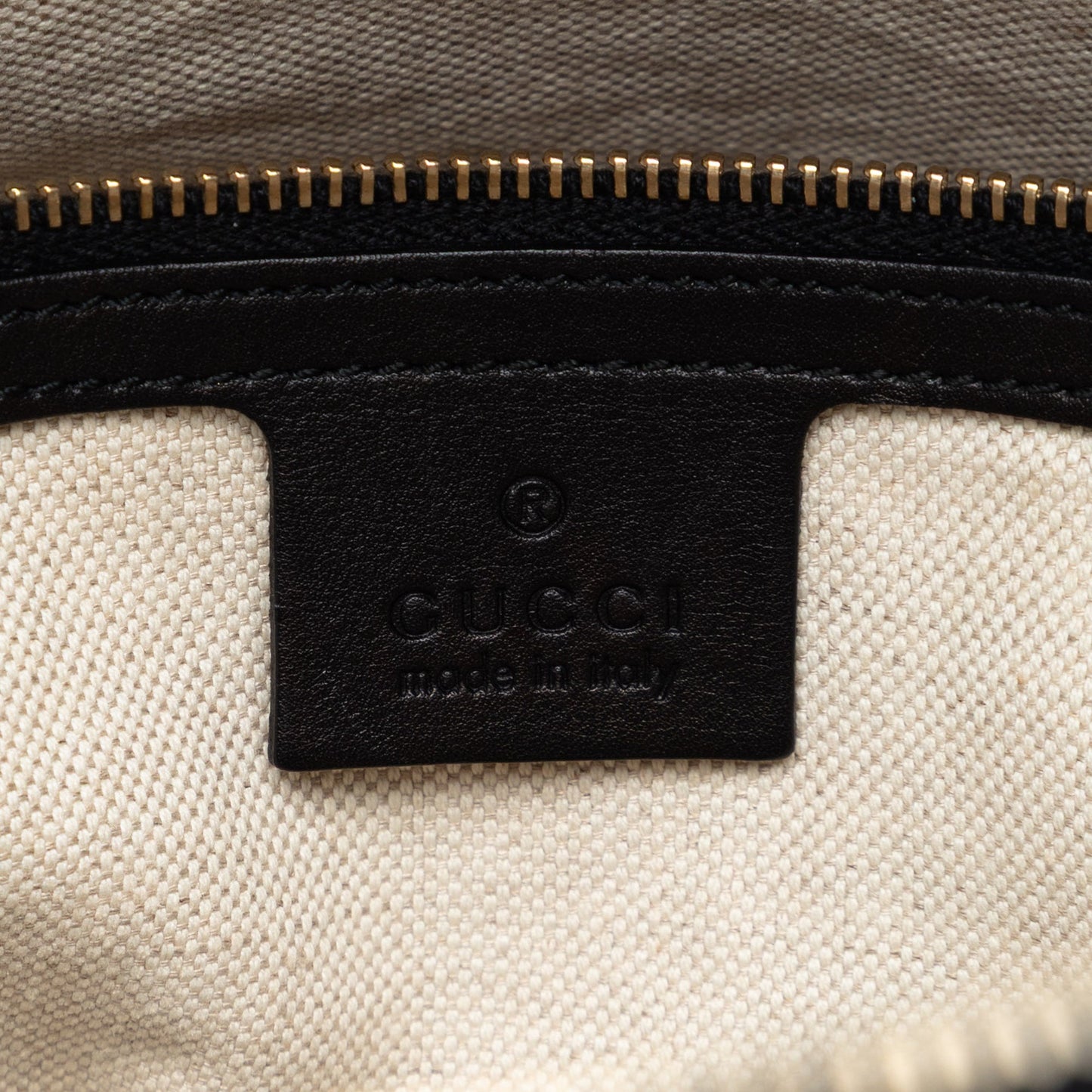 Large Microguccissima Patent Nice Dome Satchel