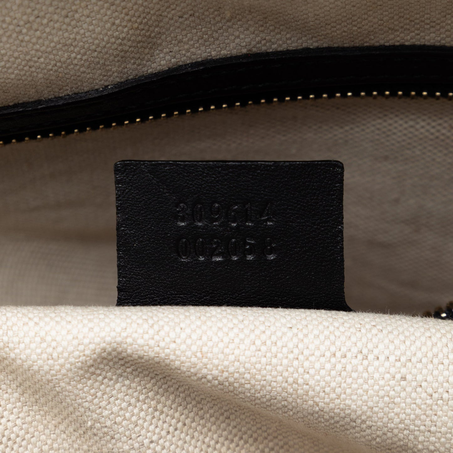 Large Microguccissima Patent Nice Dome Satchel