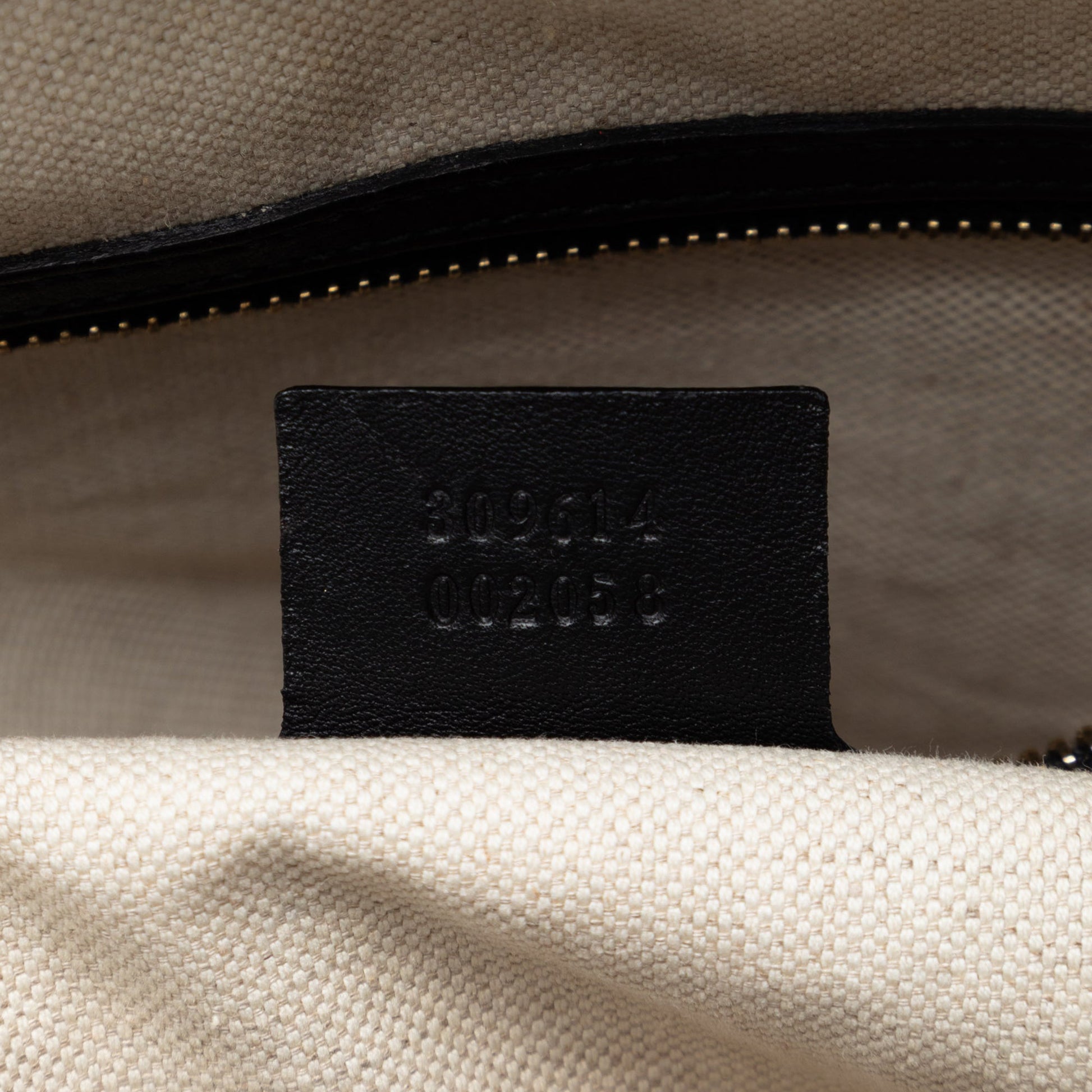 Large Microguccissima Patent Nice Dome Satchel