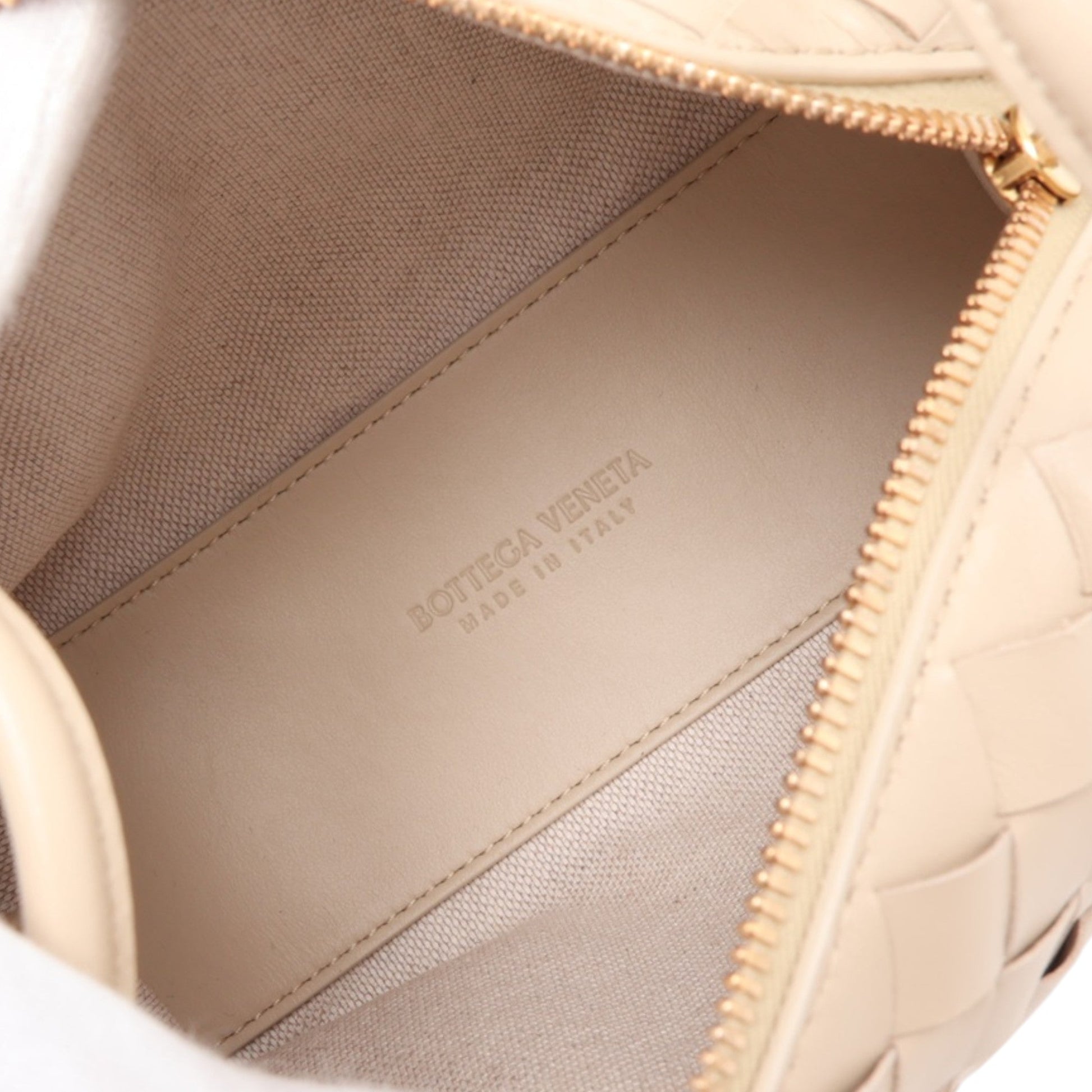 Bottega Veneta Lambskin Intrecciato Loop Top Handle Bag