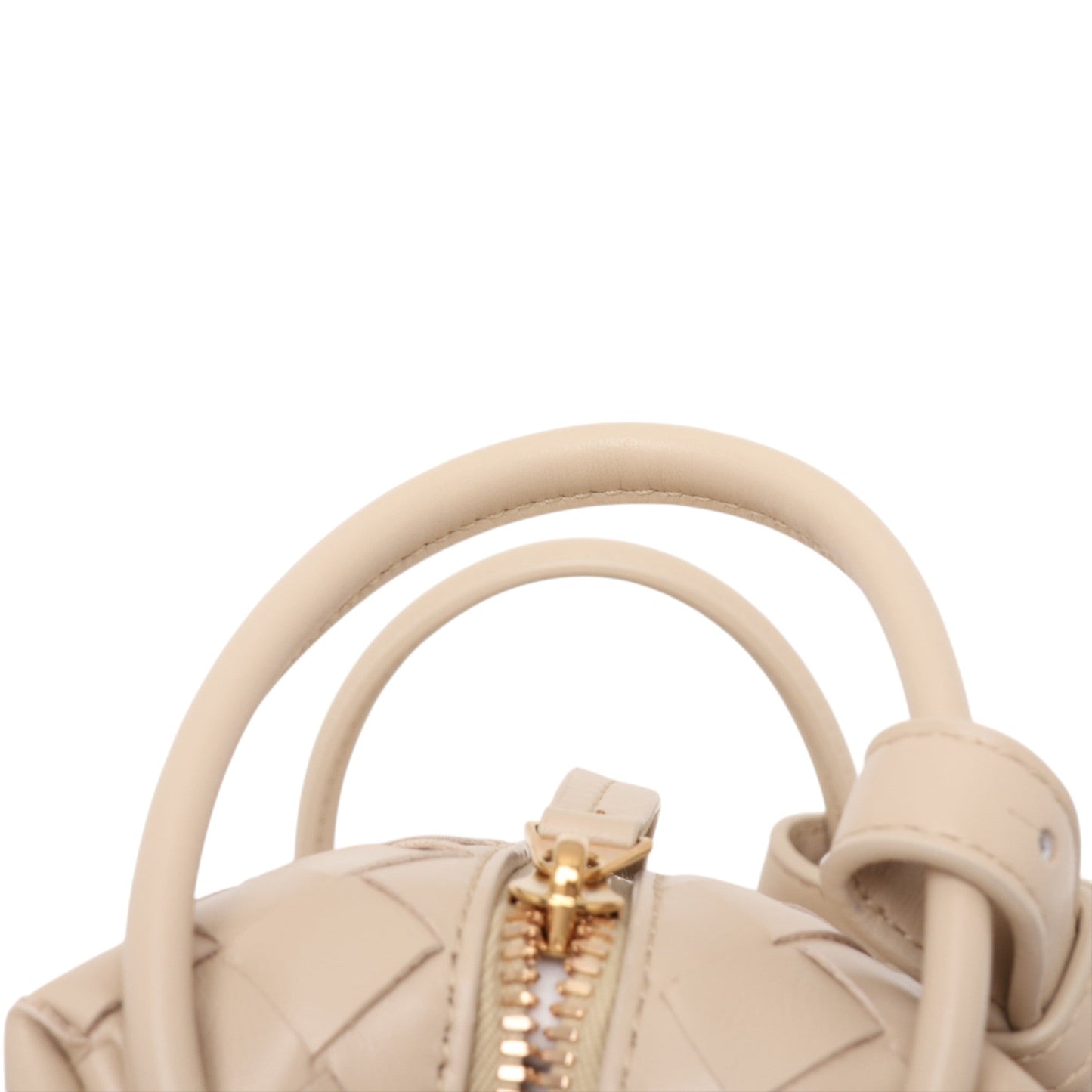 Bottega Veneta Lambskin Intrecciato Loop Top Handle Bag