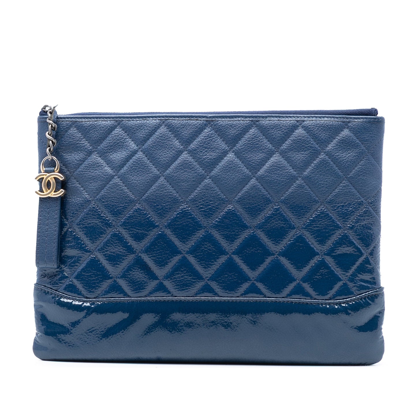 Chanel Medium Aged Calfskin Gabrielle O Case Clutch