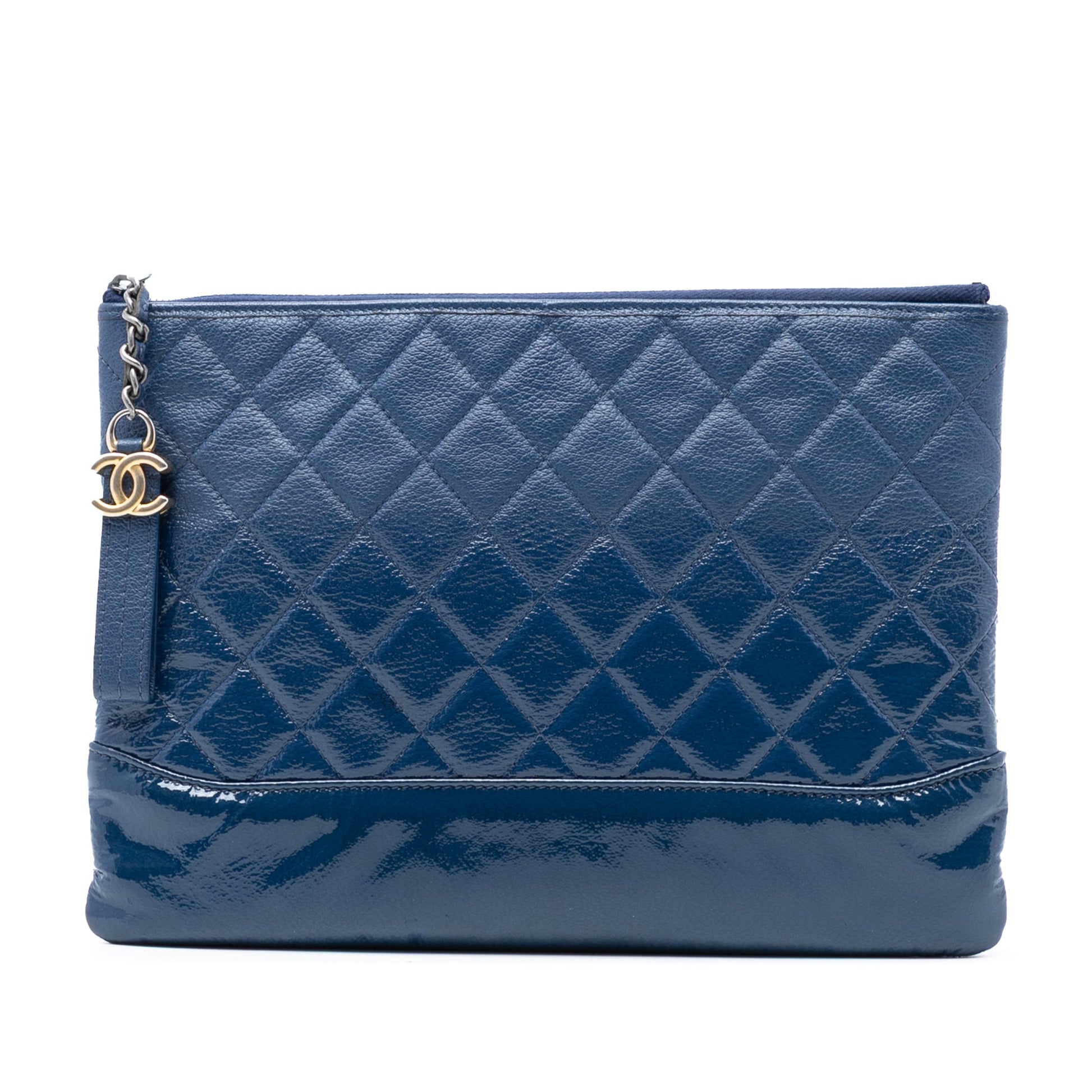 Chanel Medium Aged Calfskin Gabrielle O Case Clutch